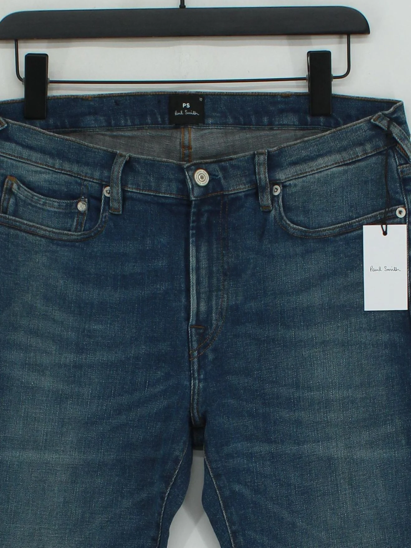 Paul Smith Men's Jeans W 32 in Blue Cotton with Elastane Skinny New with tags - Image 3