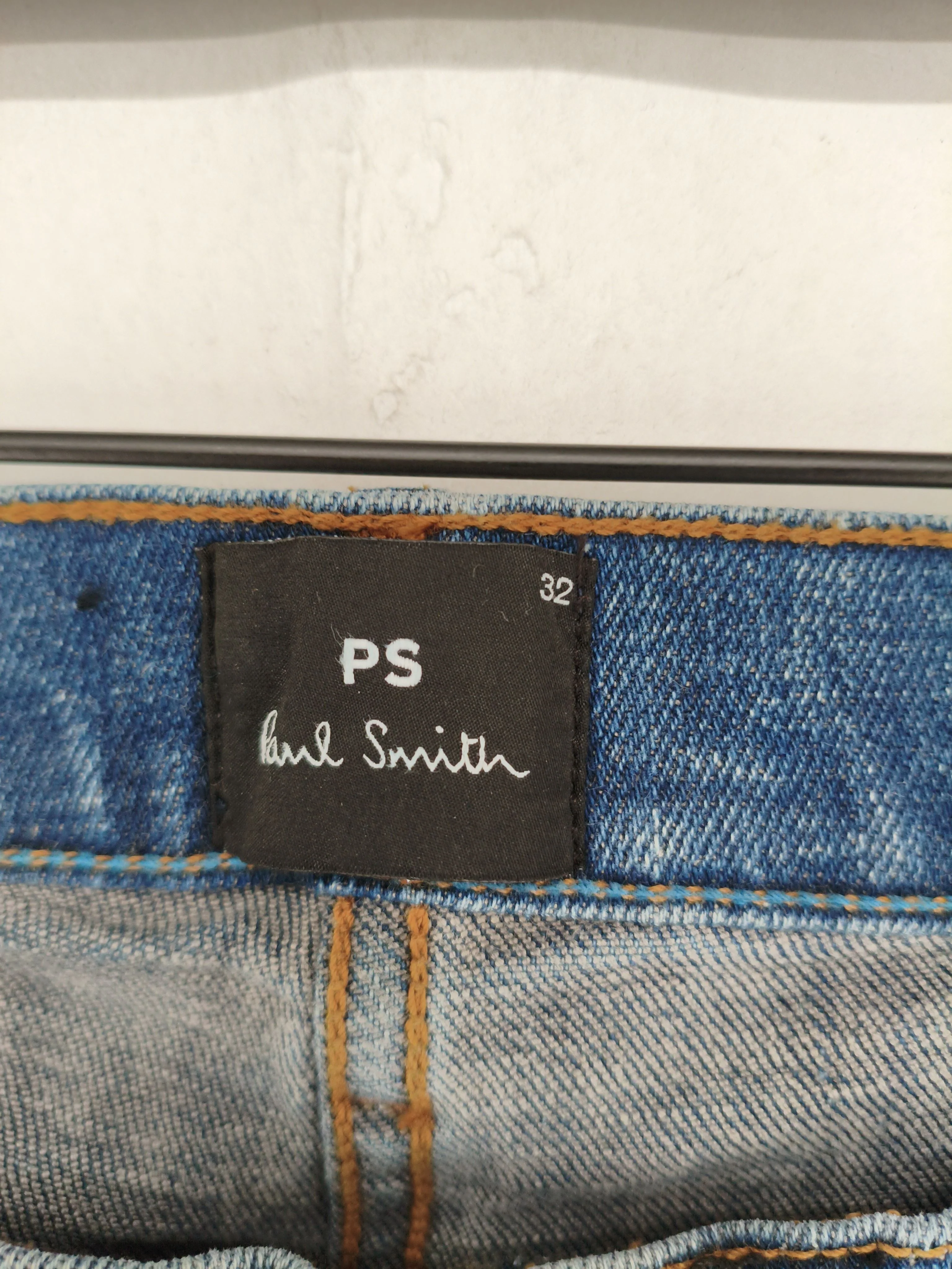Paul Smith Men's Jeans W 32 in Blue Cotton with Elastane Skinny New with tags - Image 5