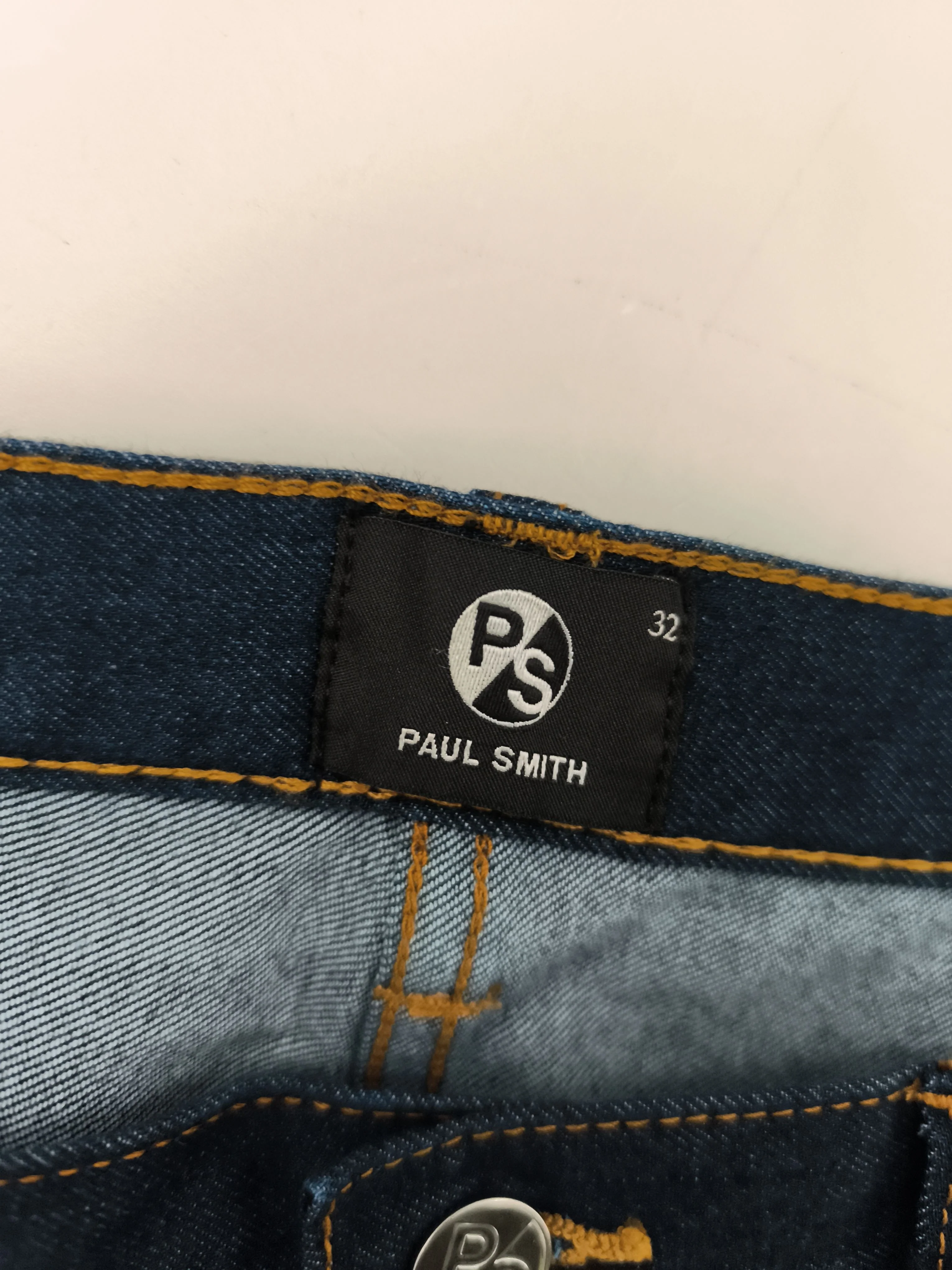 Paul Smith Men's Jeans W 32 in Blue Cotton with Elastane Straight New with tags - Image 5