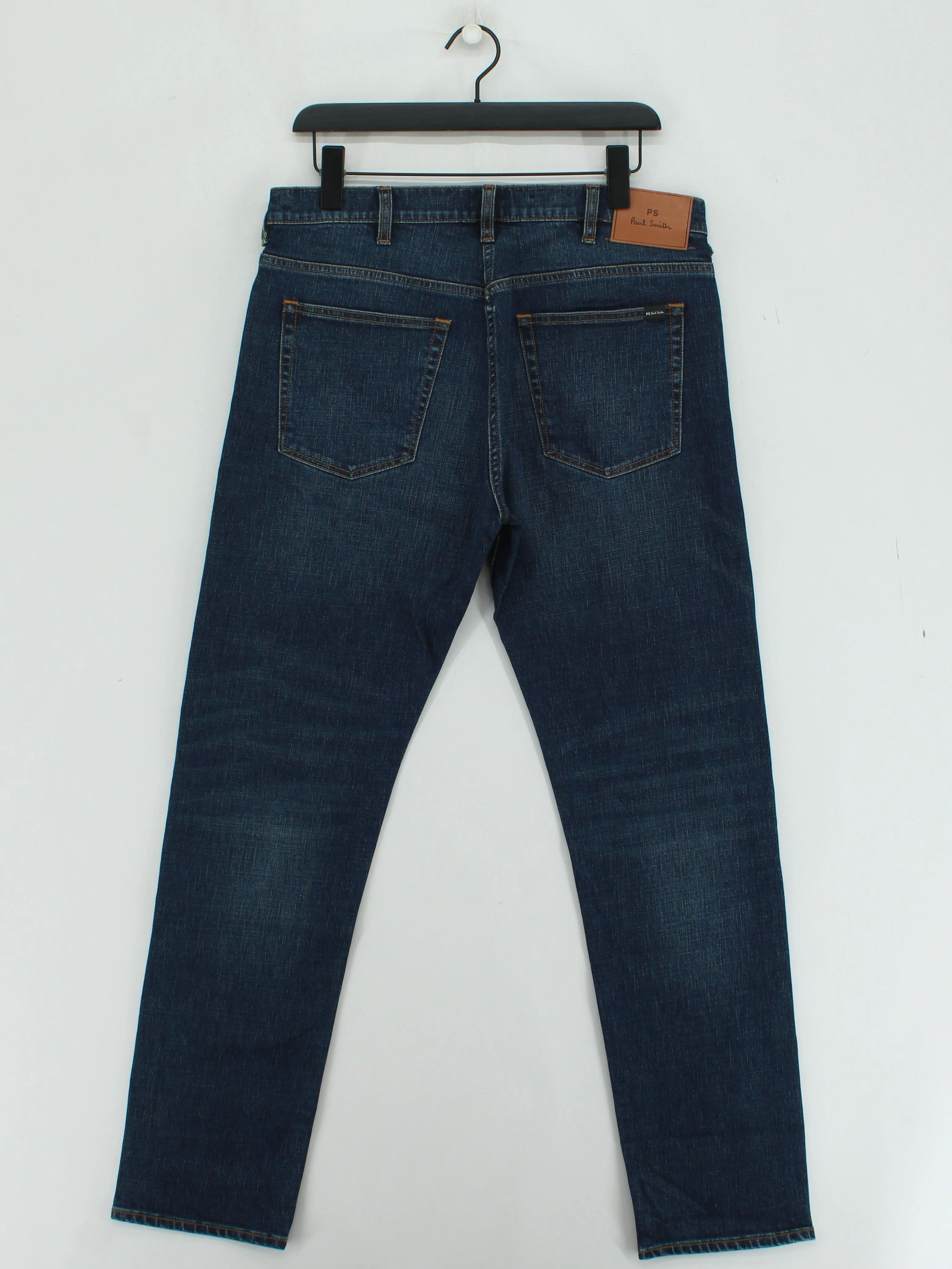 Paul Smith Men's Jeans W 32 in Blue Cotton with Spandex Straight New with tags - Image 2