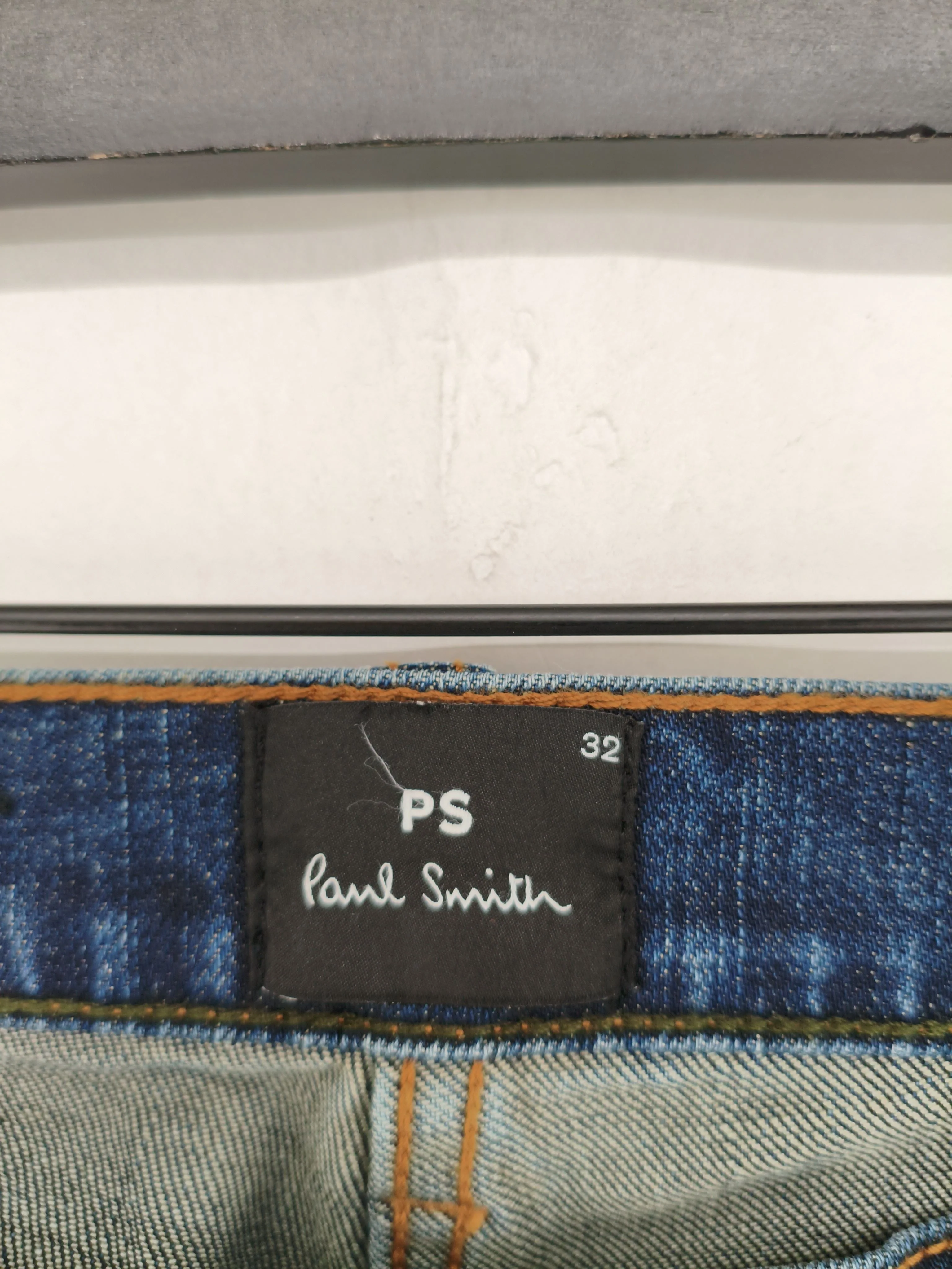 Paul Smith Men's Jeans W 32 in Blue Cotton with Spandex Straight New with tags - Image 5