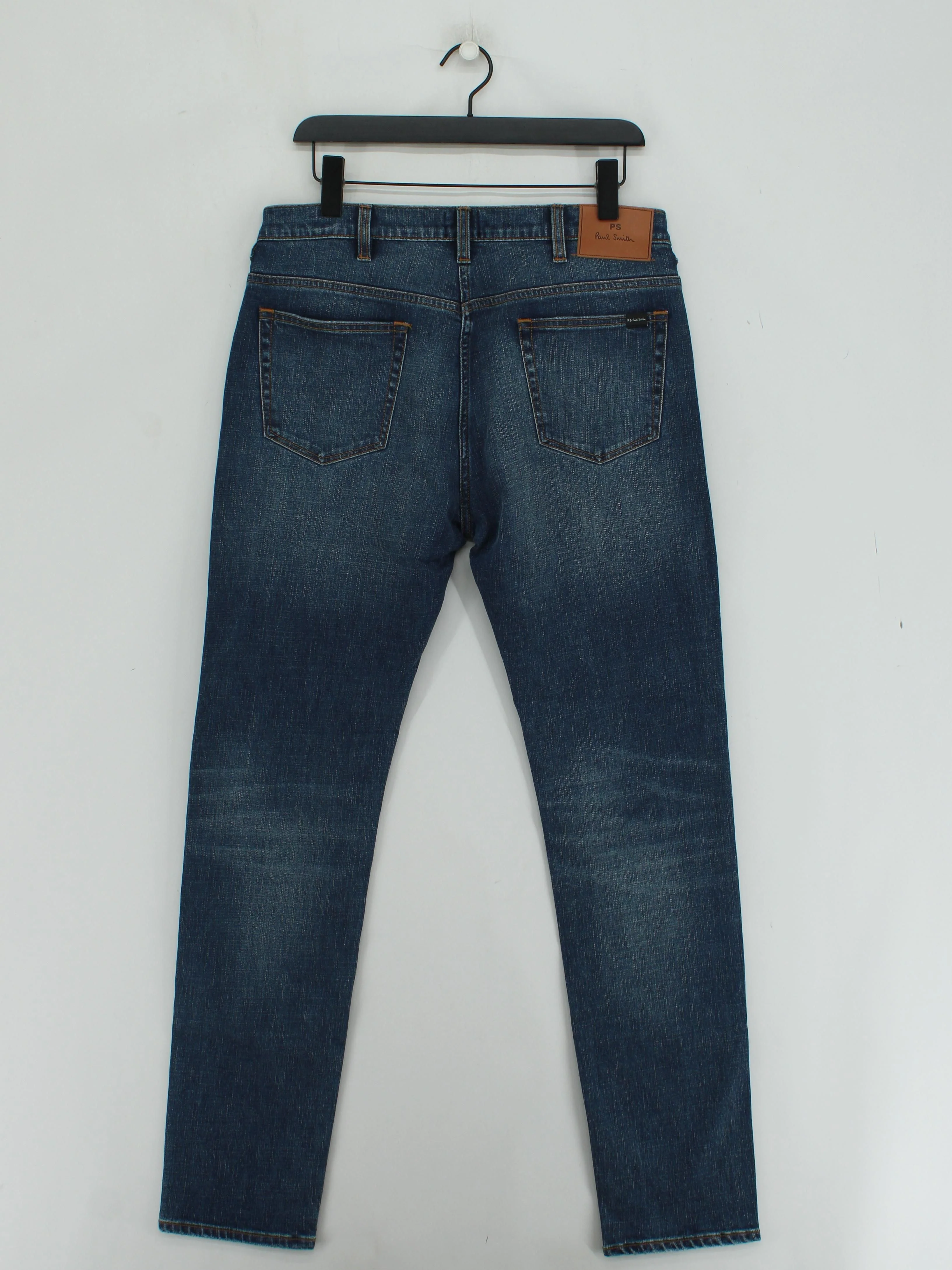 Paul Smith Men's Jeans W 32 in Blue Cotton with Spandex Straight New with tags - Image 2