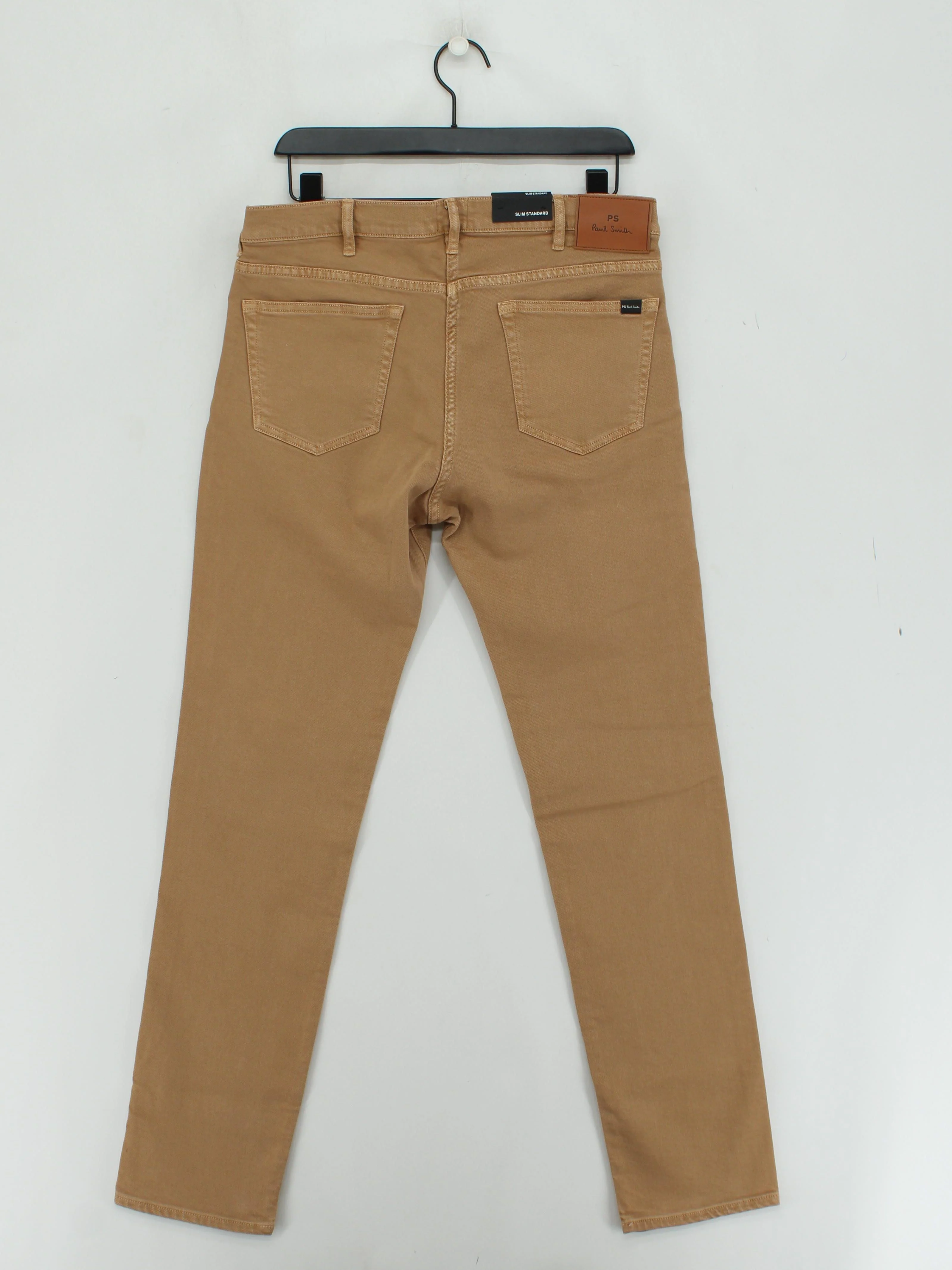 Paul Smith Men's Jeans W 32 in Brown 100% Cotton Straight New with tags - Image 2