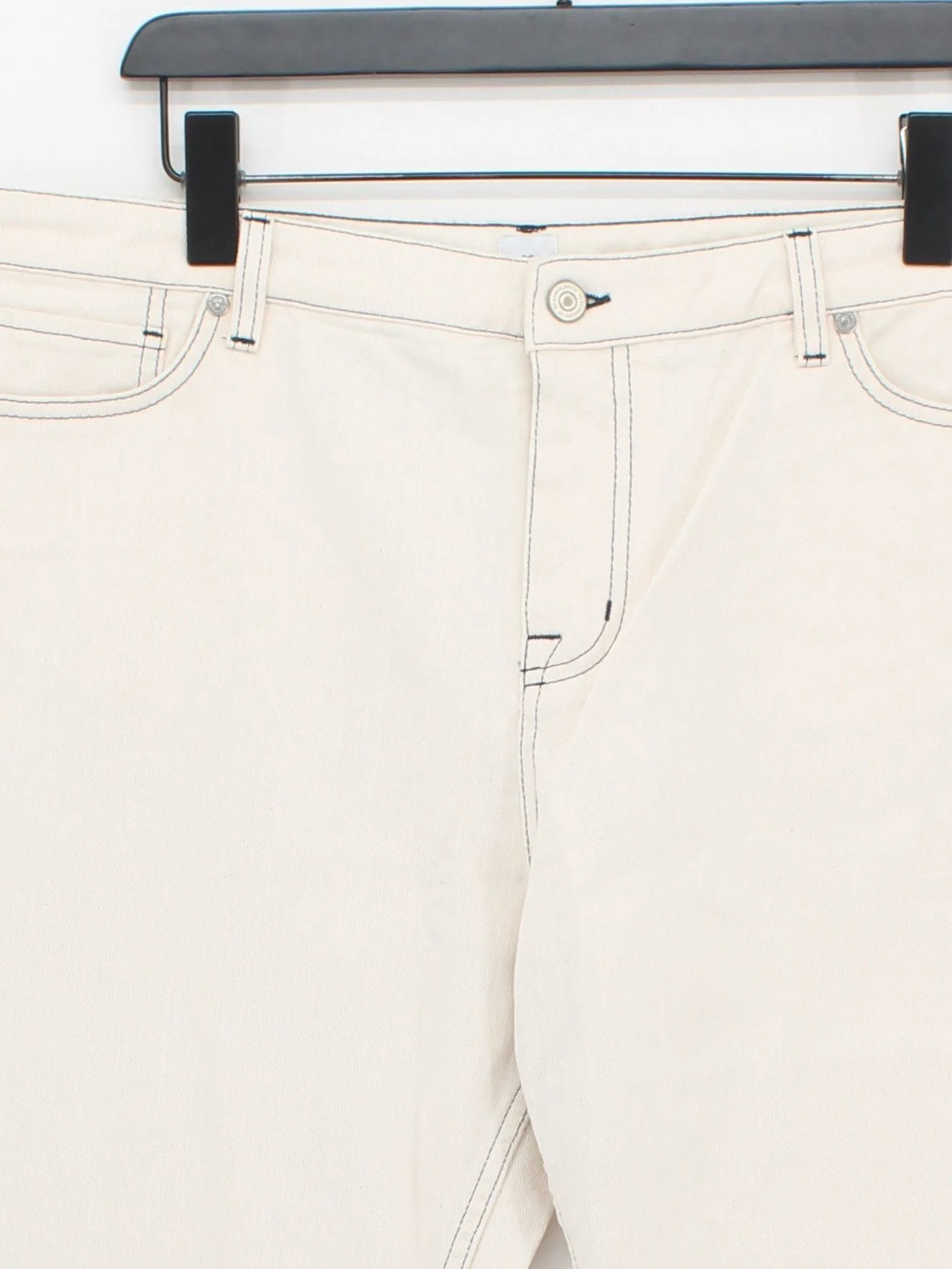 Paul Smith Men's Jeans W 32 in Cream 100% Cotton Straight New with tags - Image 3