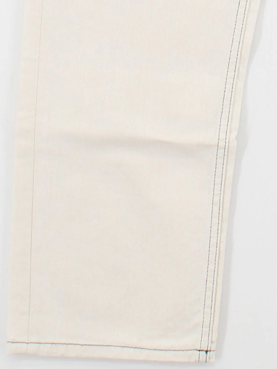 Paul Smith Men's Jeans W 32 in Cream 100% Cotton Straight New with tags - Image 4