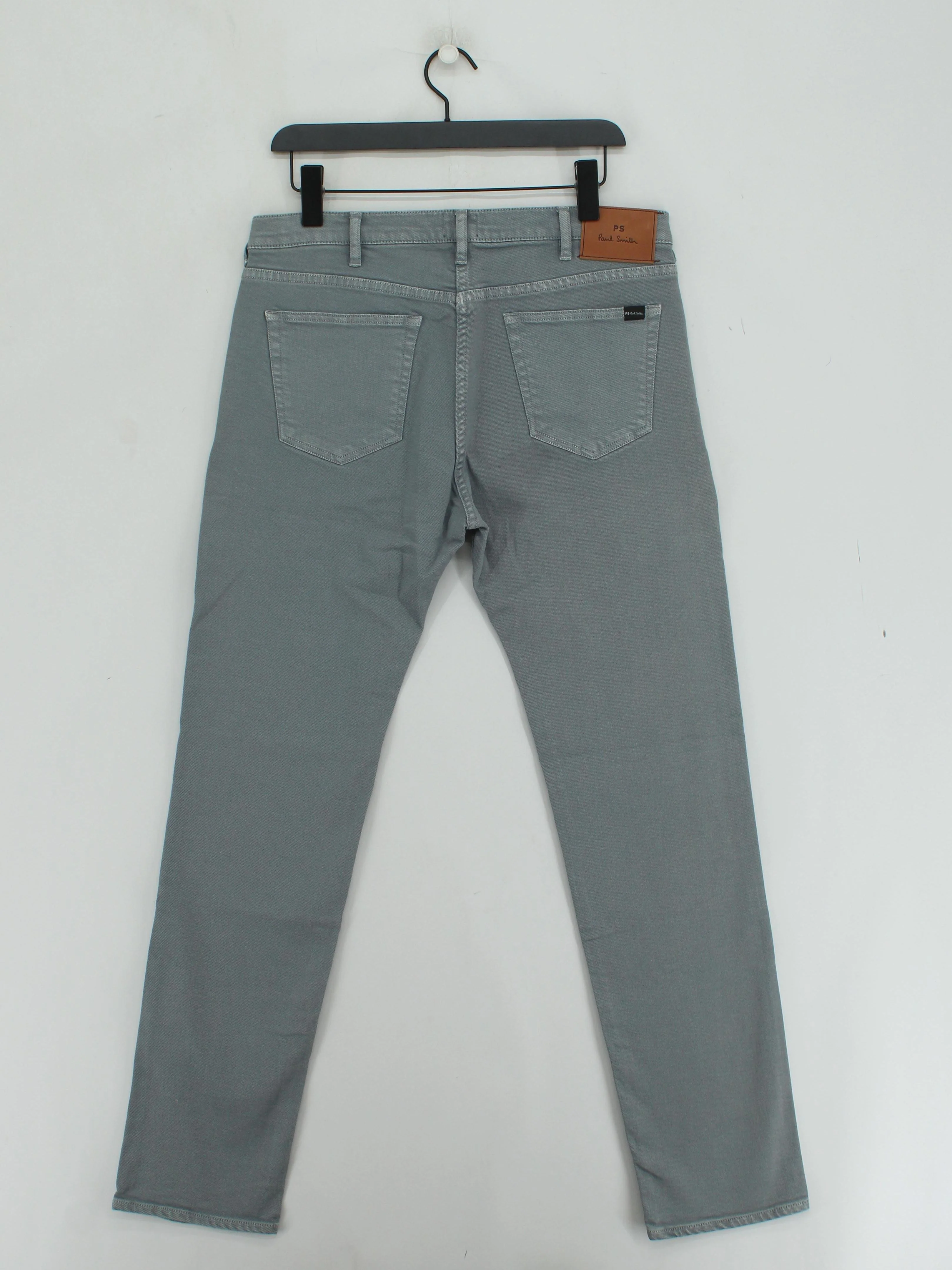Paul Smith Men's Jeans W 32 in Grey 100% Cotton Straight - Image 2