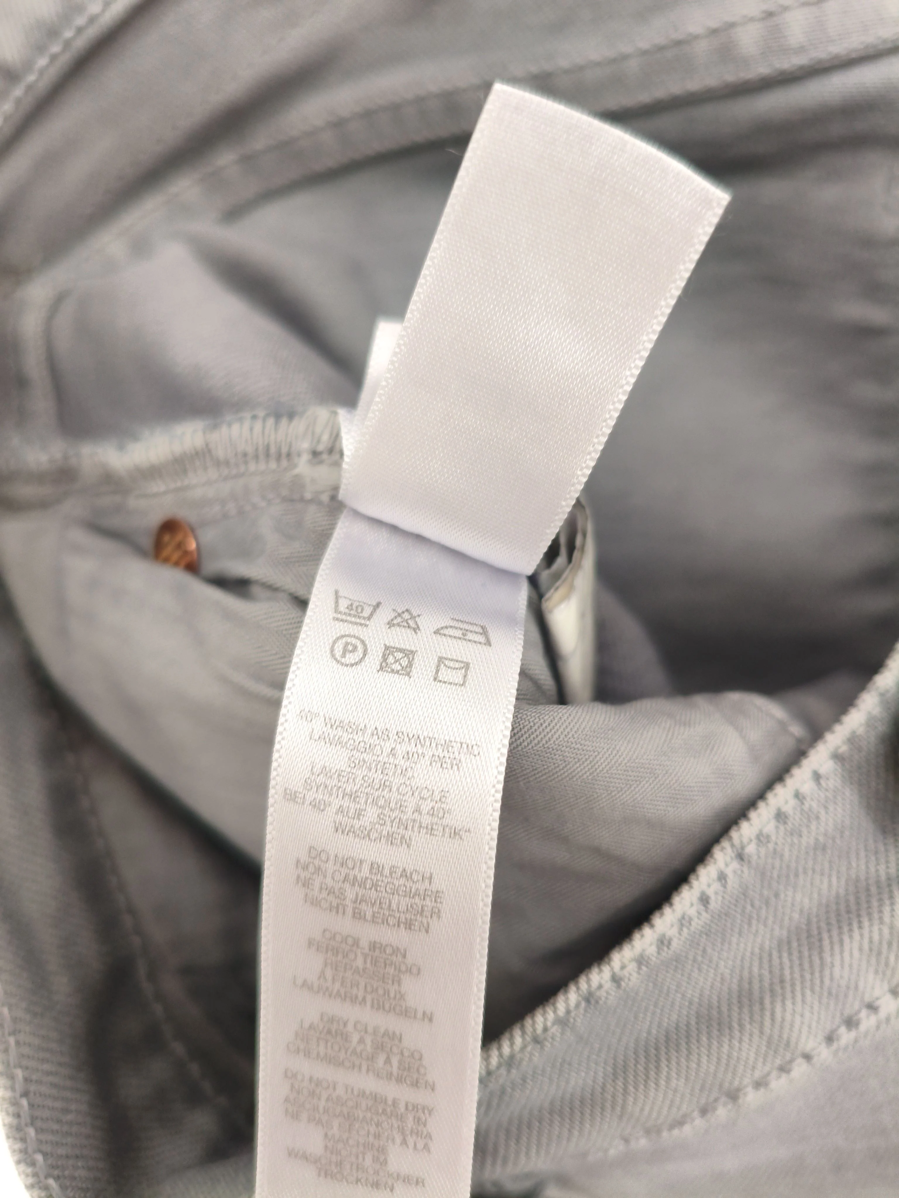Paul Smith Men's Jeans W 32 in Grey 100% Cotton Straight - Image 7