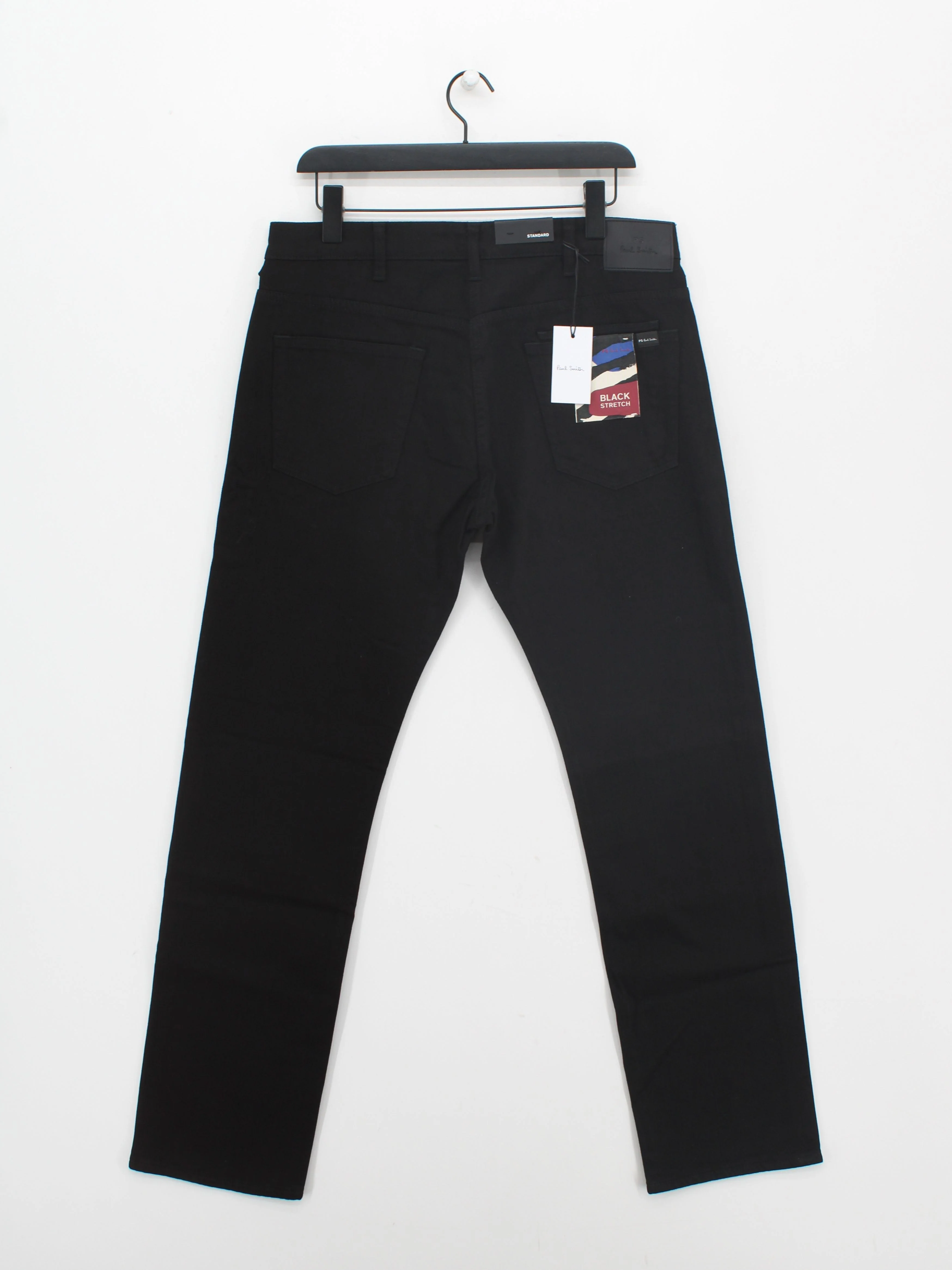 Paul Smith Men's Jeans W 33 in Black Cotton with Other Straight New with tags - Image 2