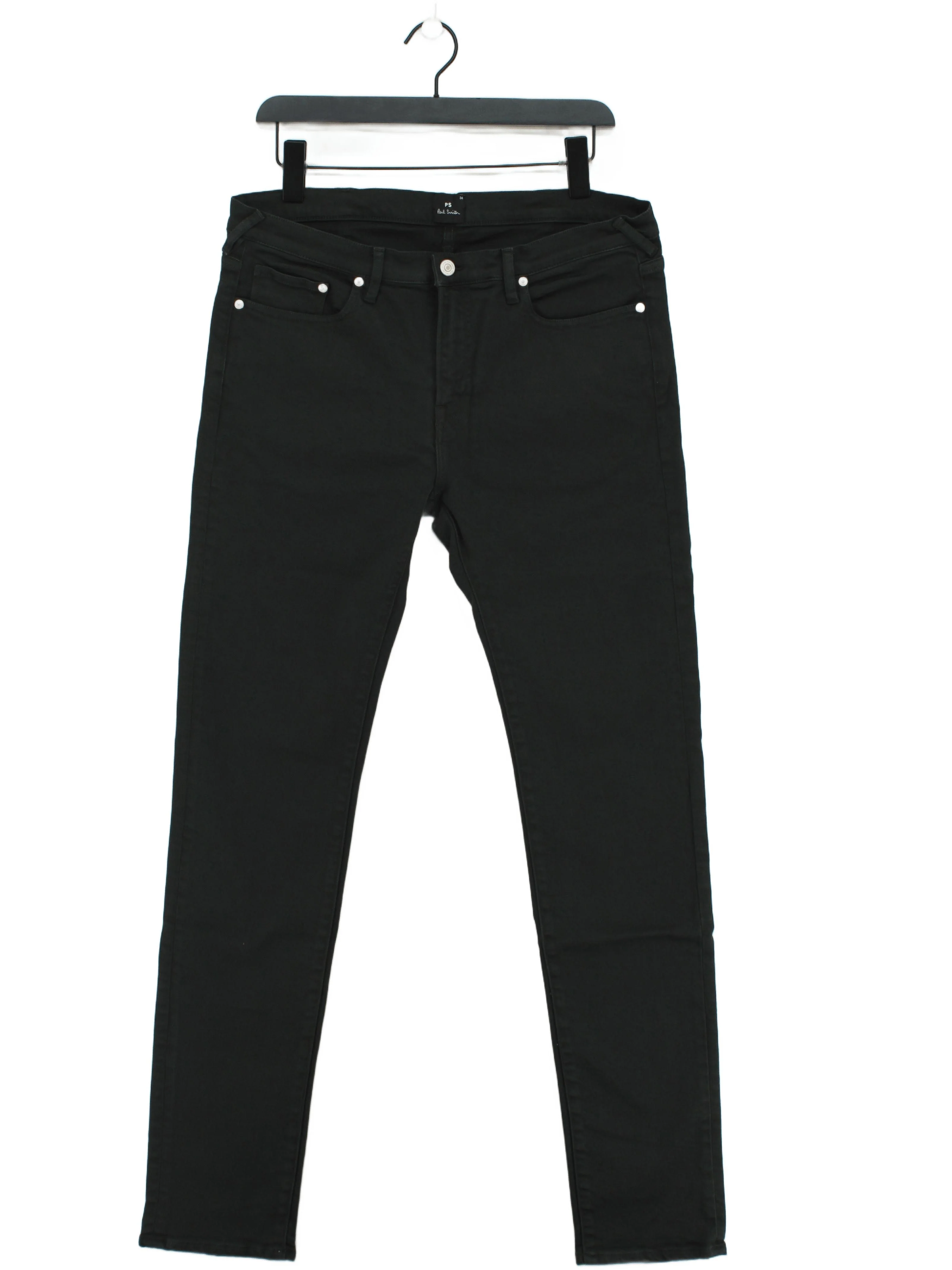 Paul Smith Men's Jeans W 34 in Black 100% Cotton Skinny New with tags
