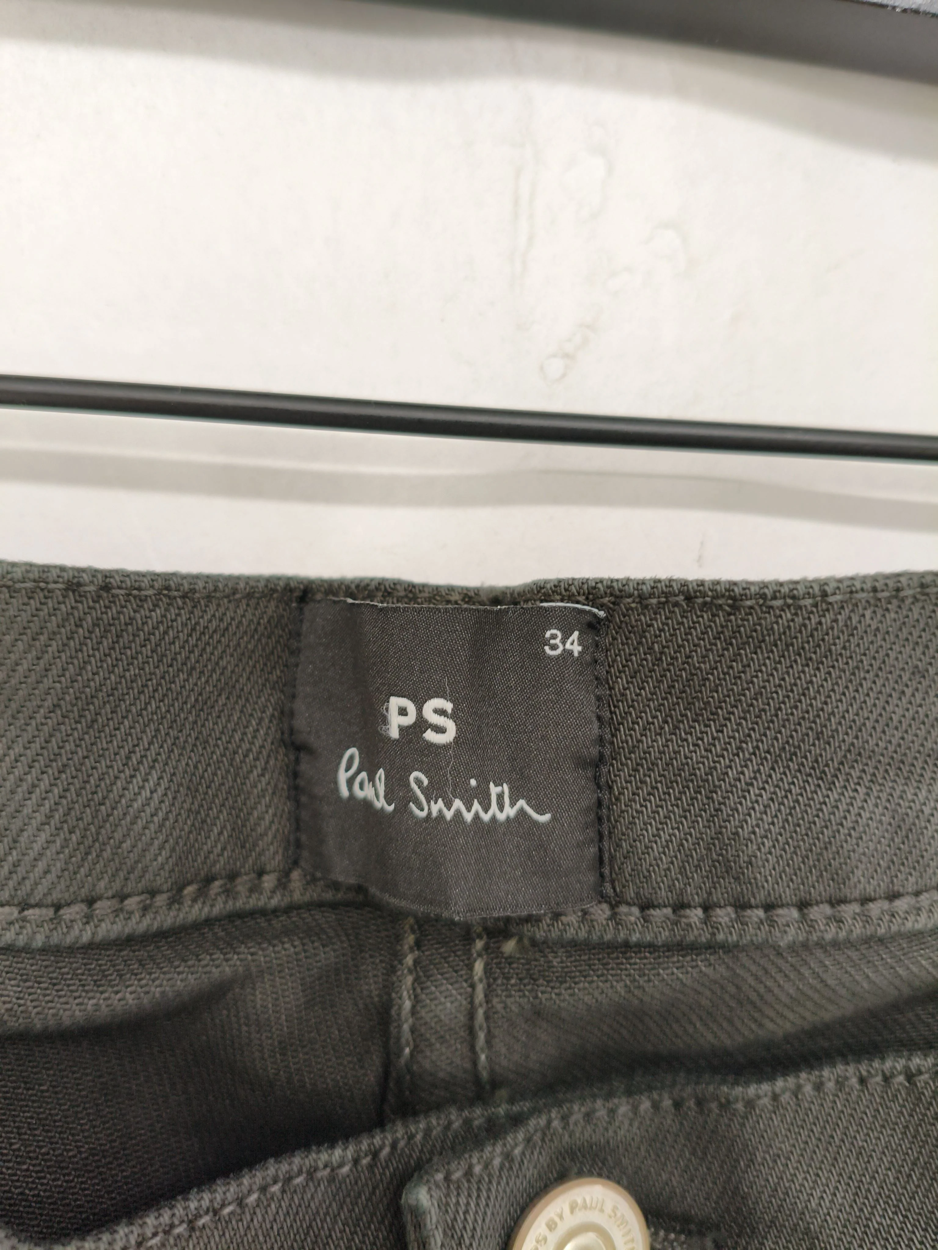 Paul Smith Men's Jeans W 34 in Black 100% Cotton Skinny New with tags - Image 5