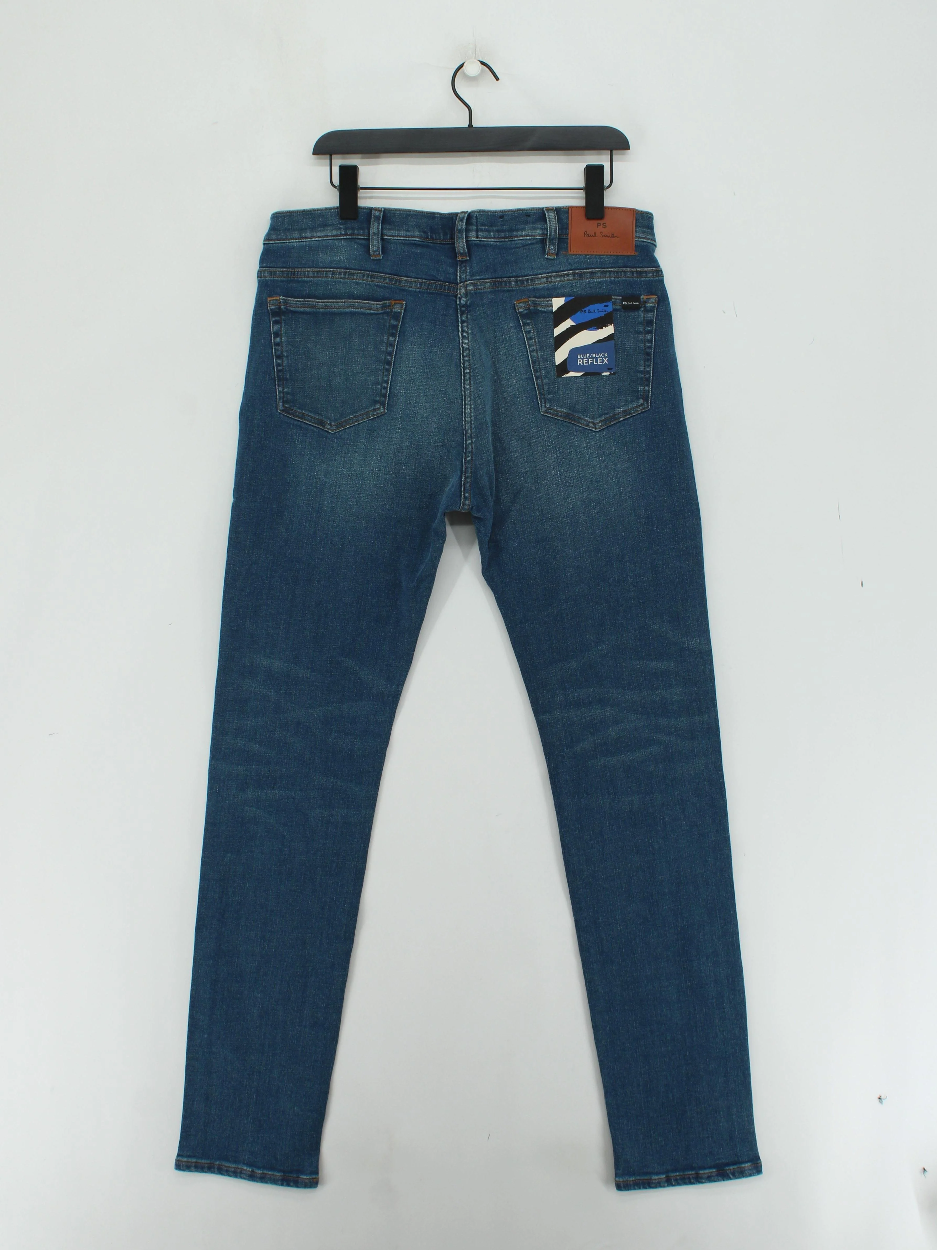 Paul Smith Men's Jeans W 34 in Blue Cotton New with tags - Image 2