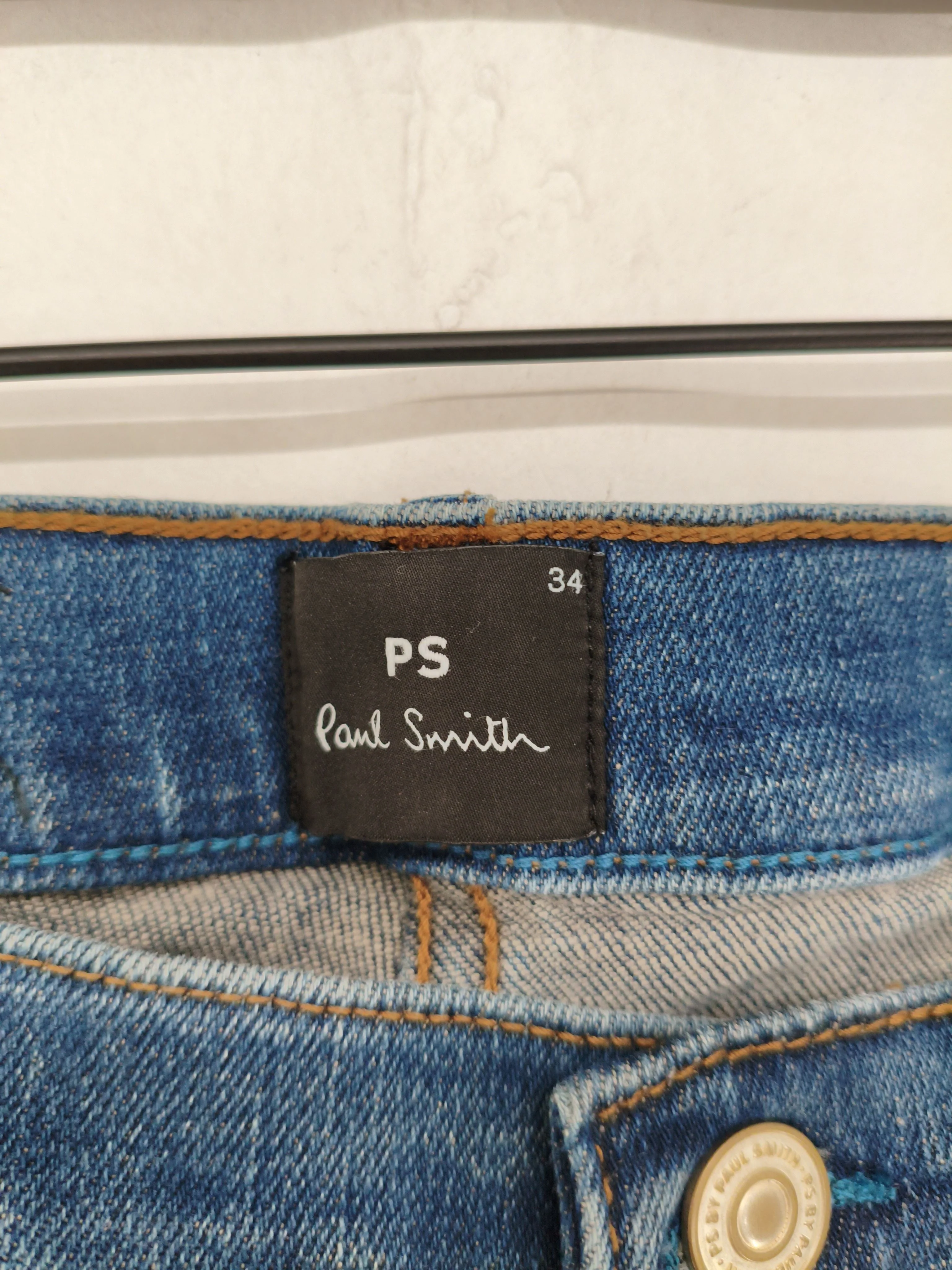 Paul Smith Men's Jeans W 34 in Blue Cotton New with tags - Image 5