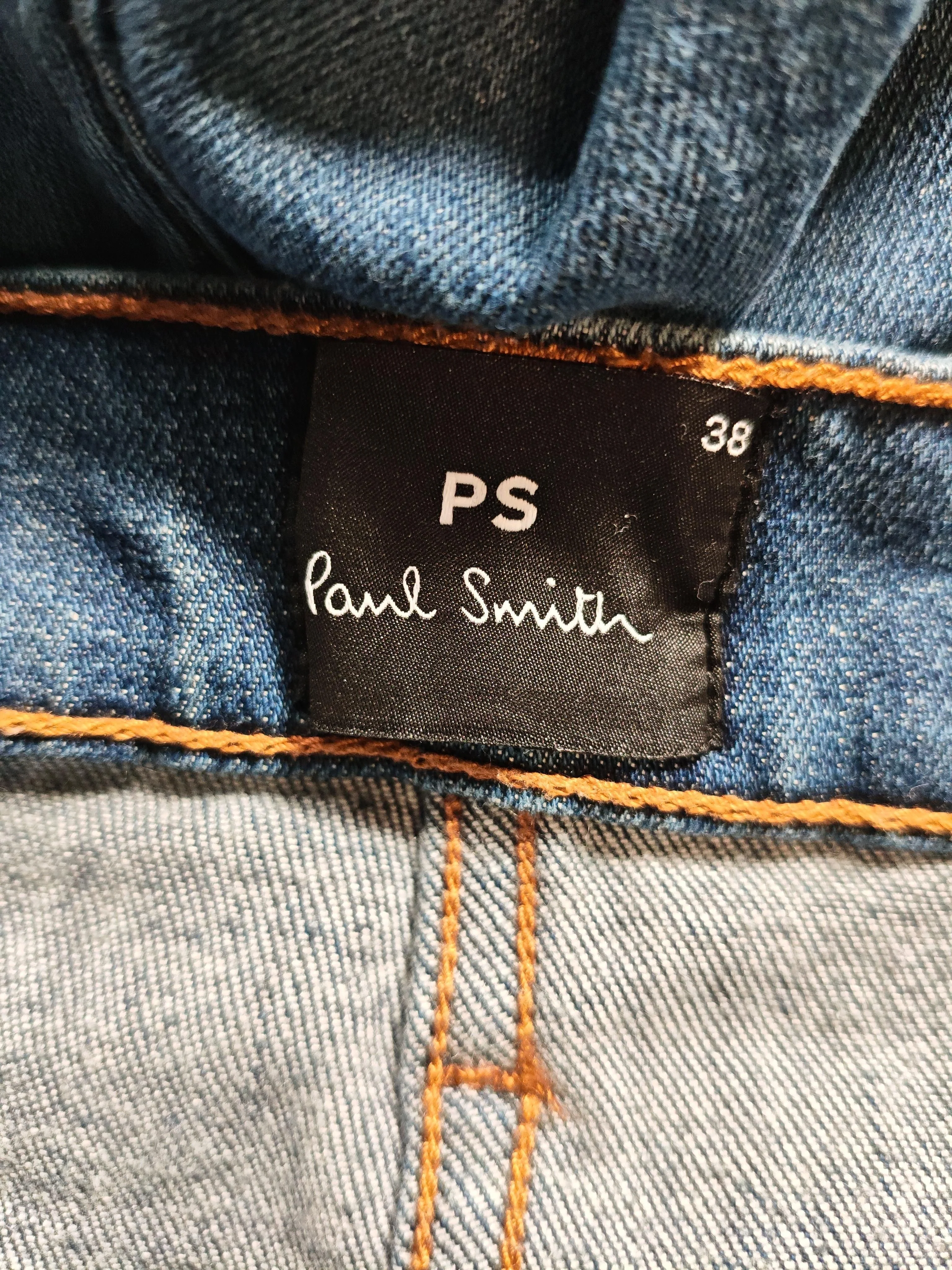 Paul Smith Men's Jeans W 38 in Blue Cotton - Image 5