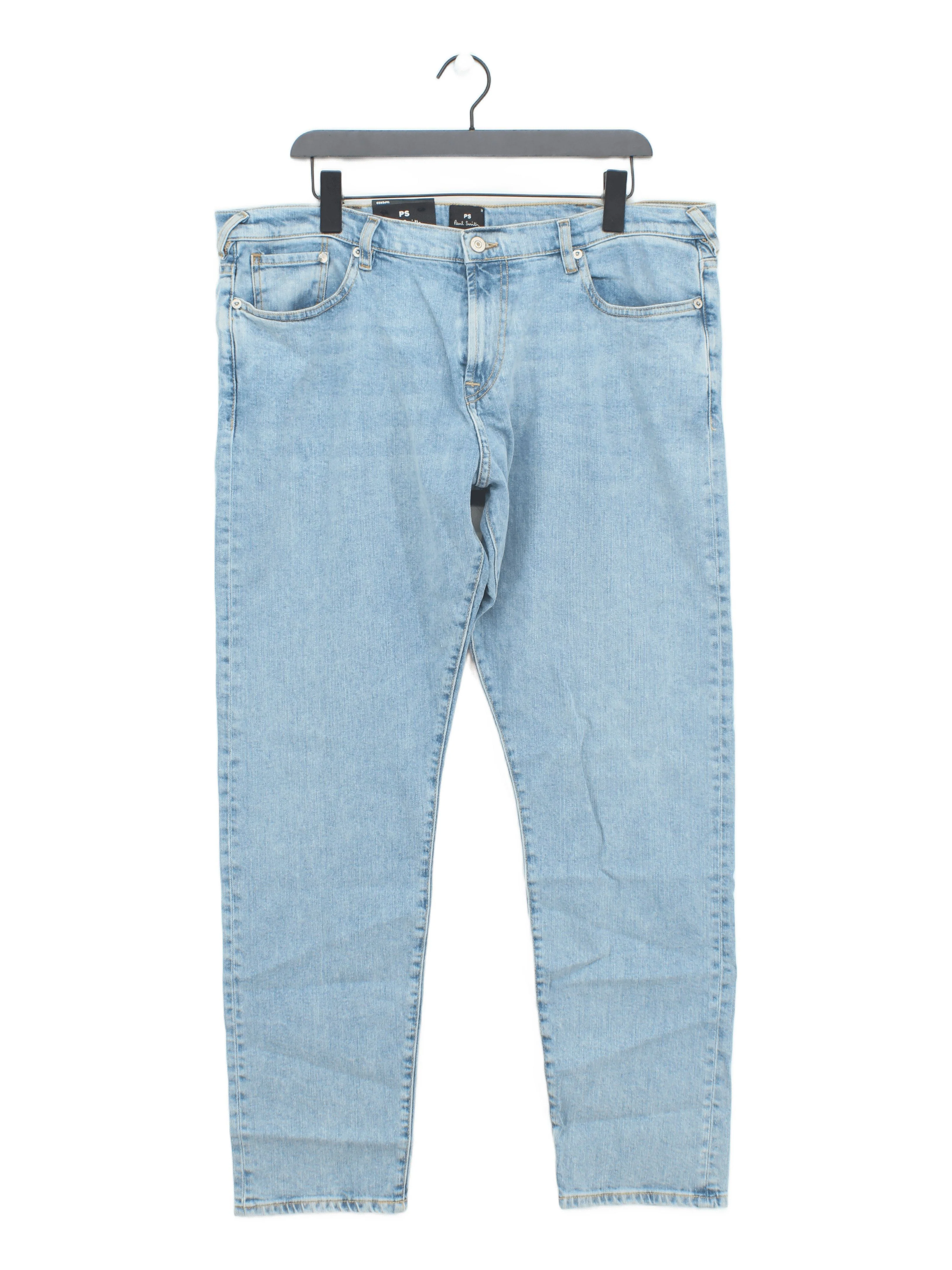 Paul Smith Men's Jeans W 38 in Blue Cotton with Elastane Straight New with tags