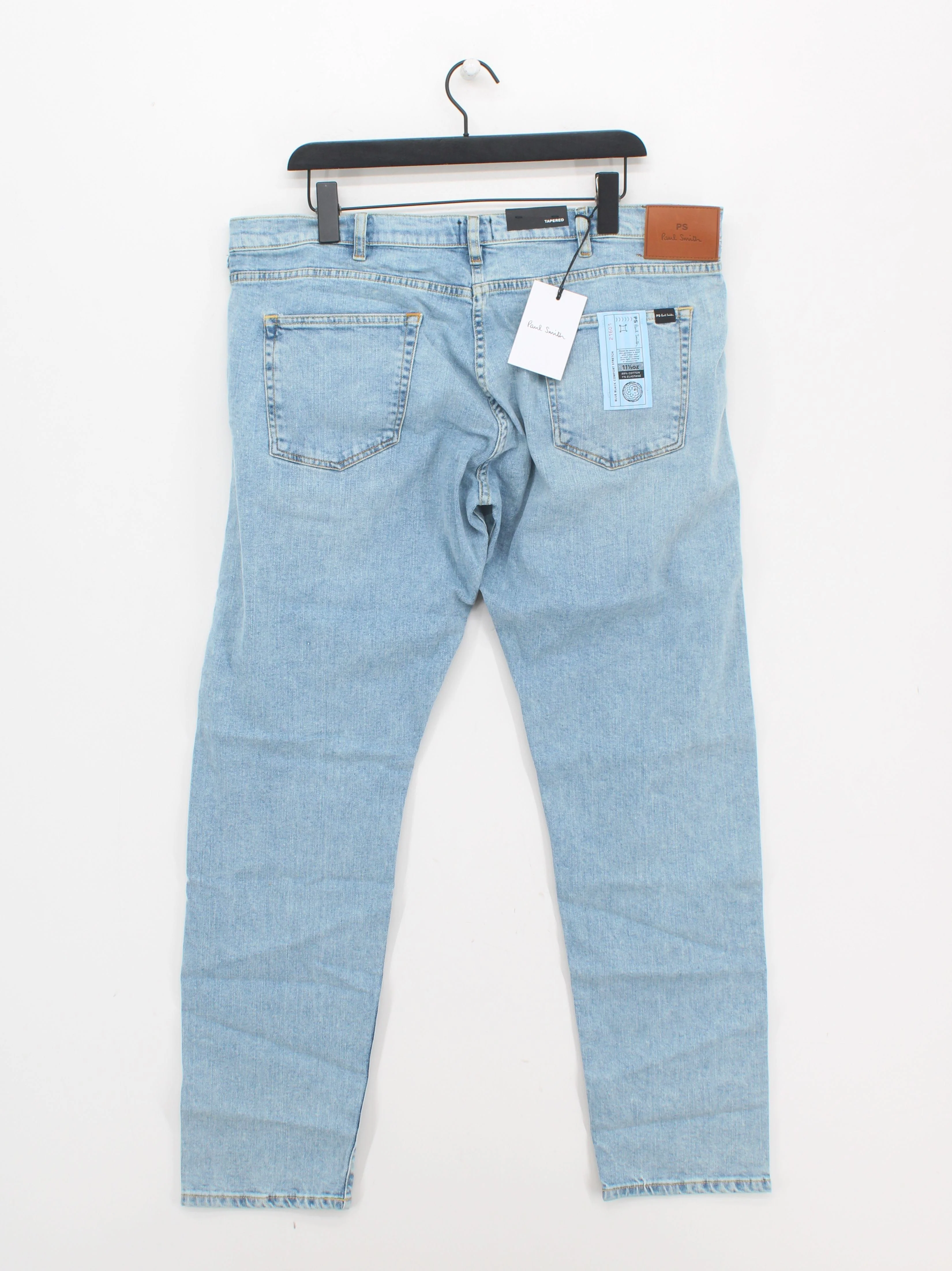 Paul Smith Men's Jeans W 38 in Blue Cotton with Elastane Straight New with tags - Image 2