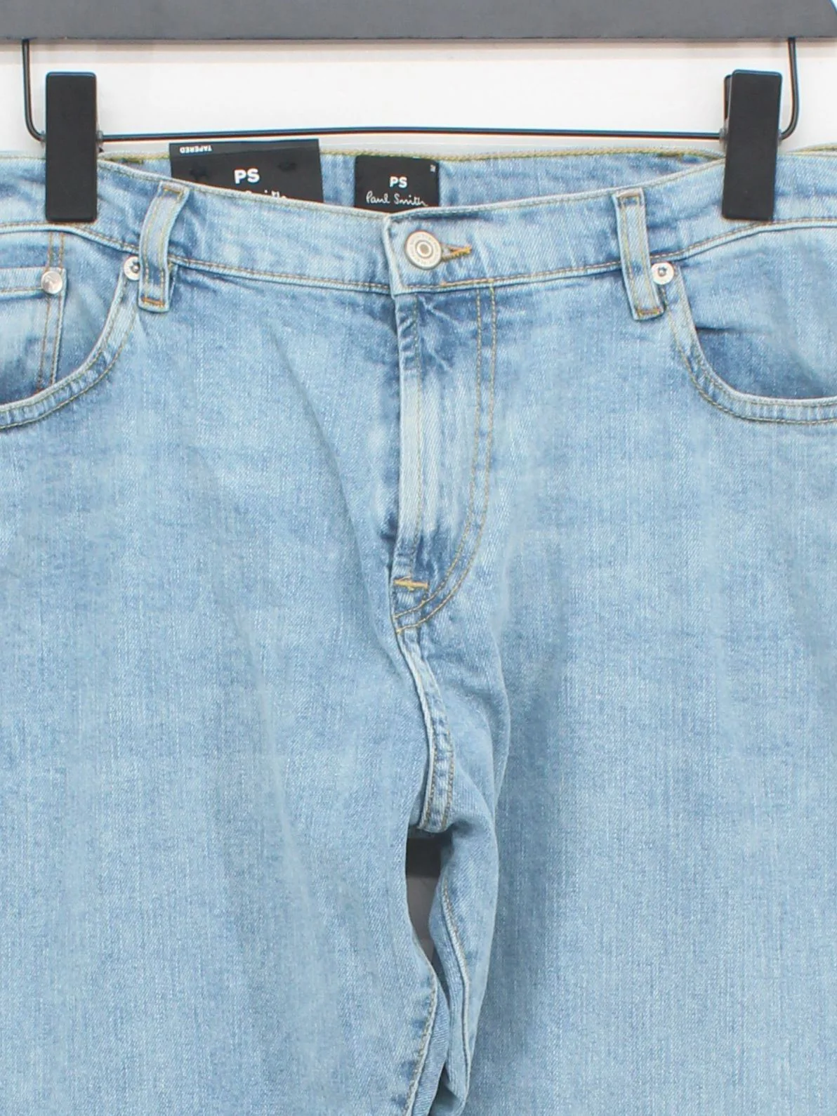 Paul Smith Men's Jeans W 38 in Blue Cotton with Elastane Straight New with tags - Image 3