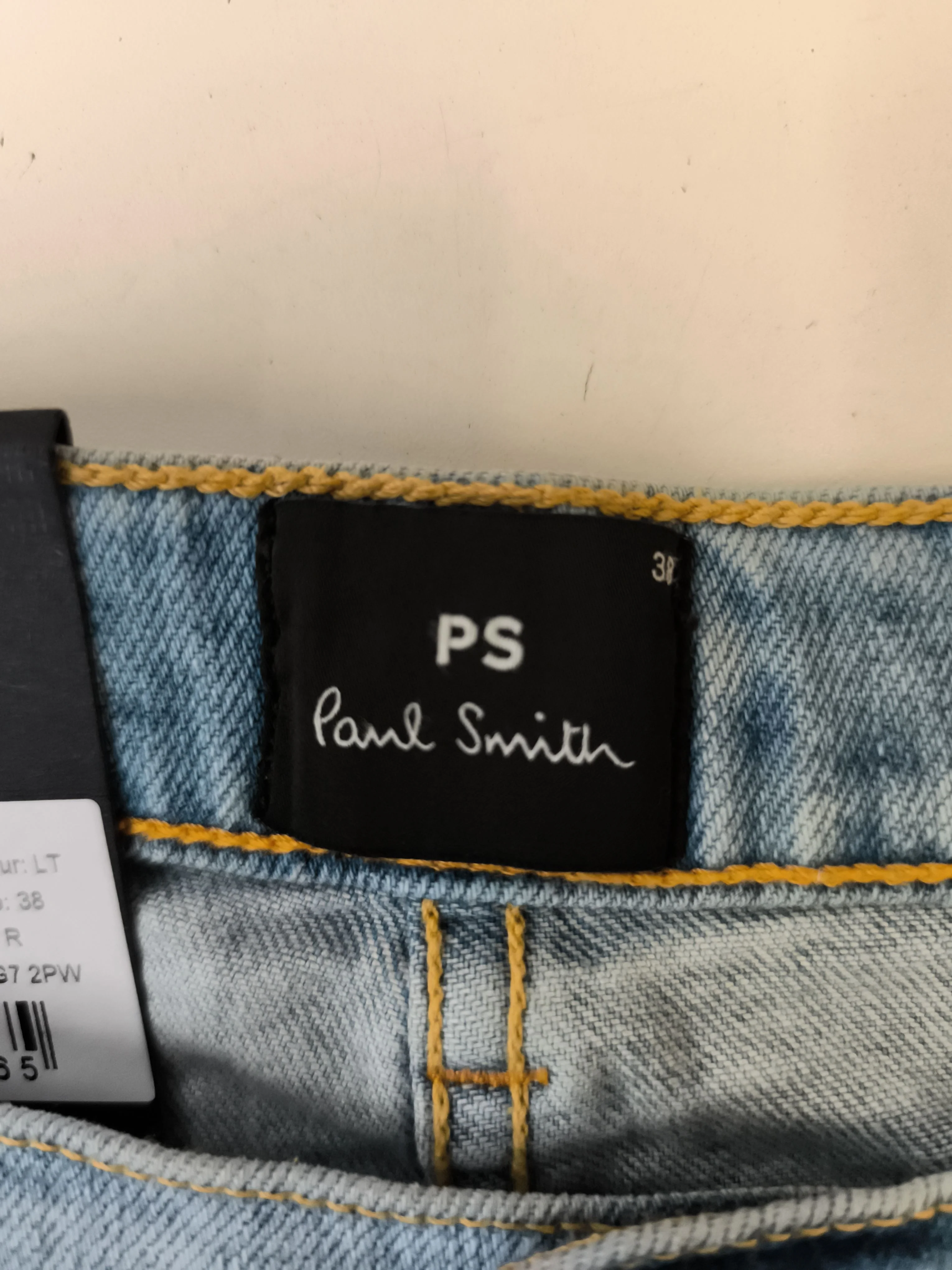 Paul Smith Men's Jeans W 38 in Blue Cotton with Elastane Straight New with tags - Image 5
