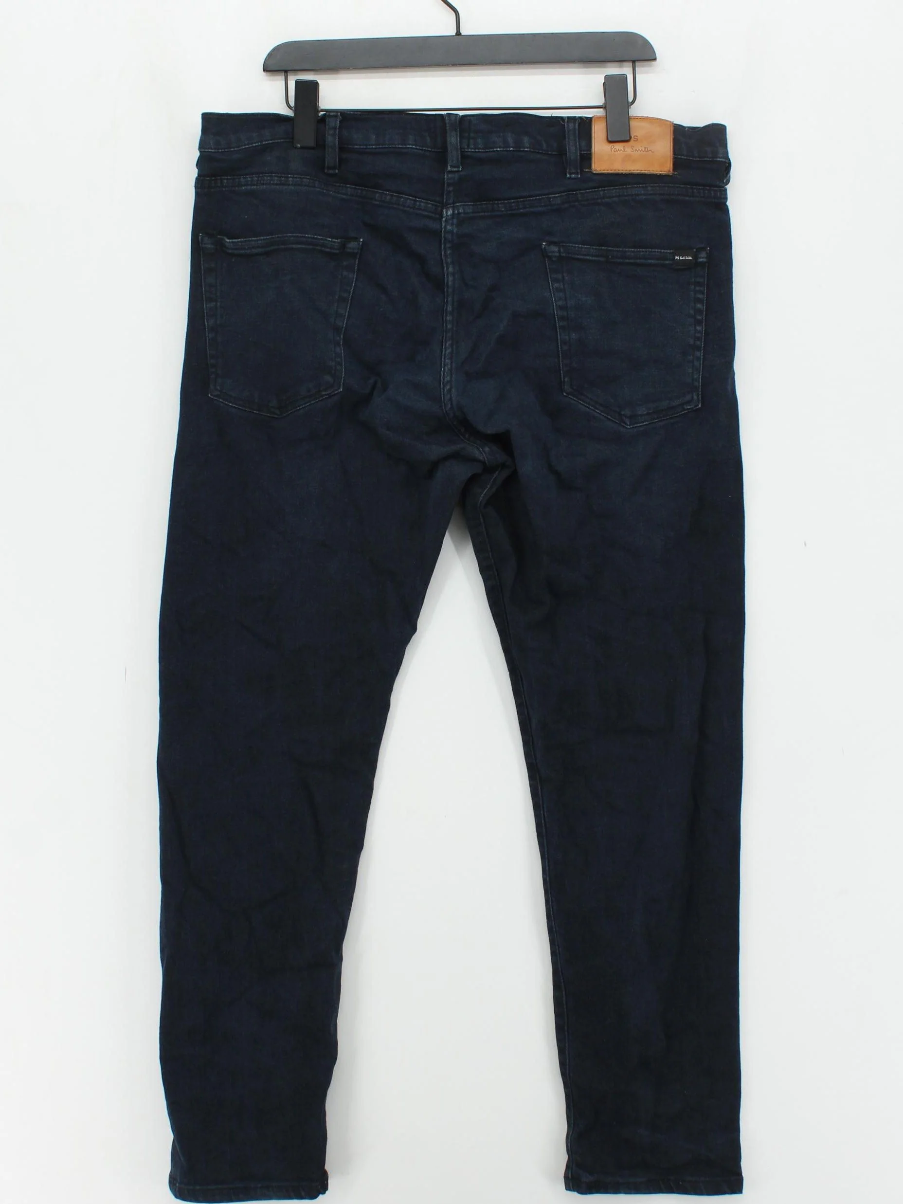 Paul Smith Men's Jeans W 38 in Blue Cotton with Polyester Straight - Image 2
