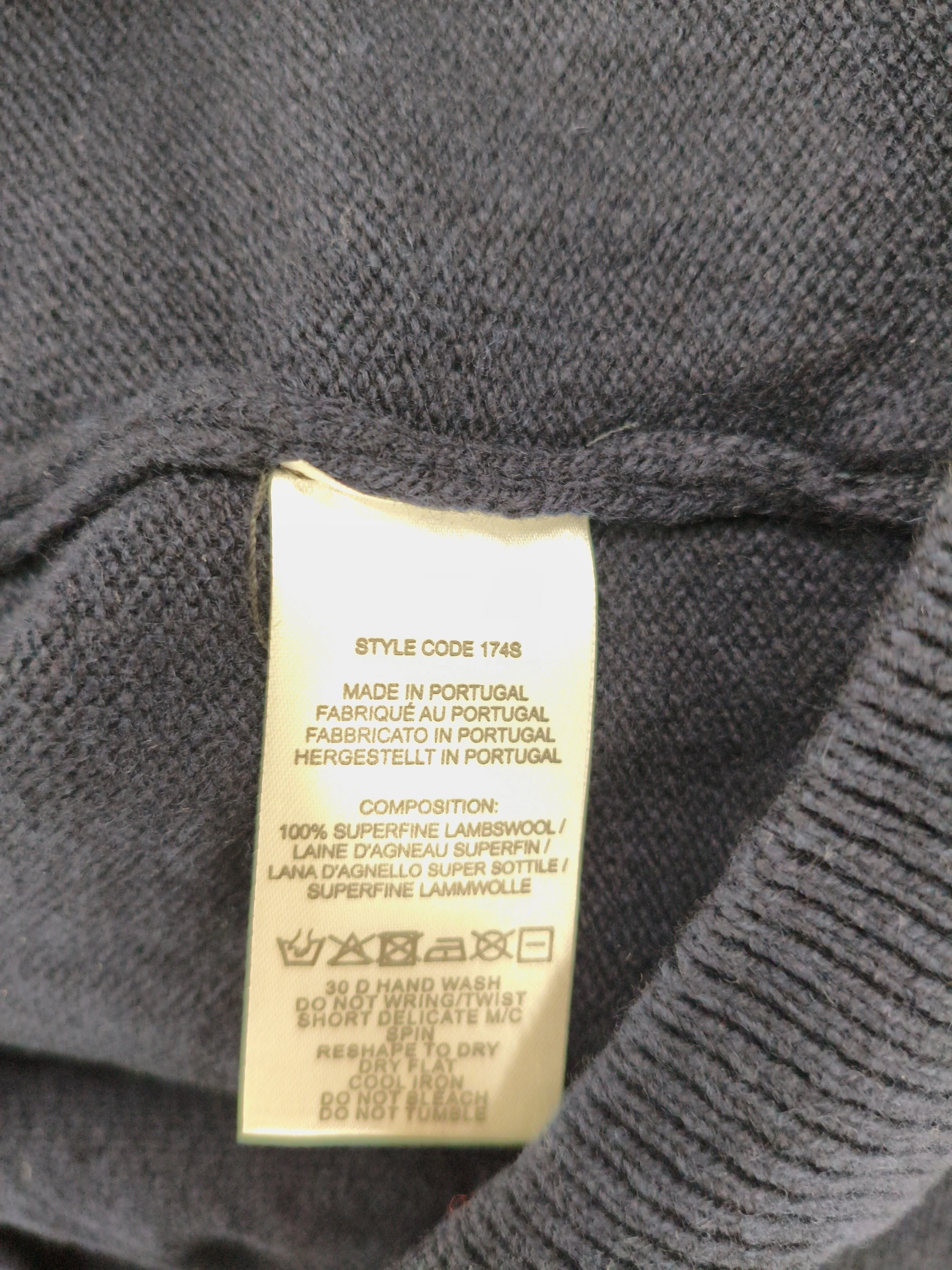 Paul Smith Men's Jumper L Blue 100% Wool Crew Neck Pullover New with tags - Image 6