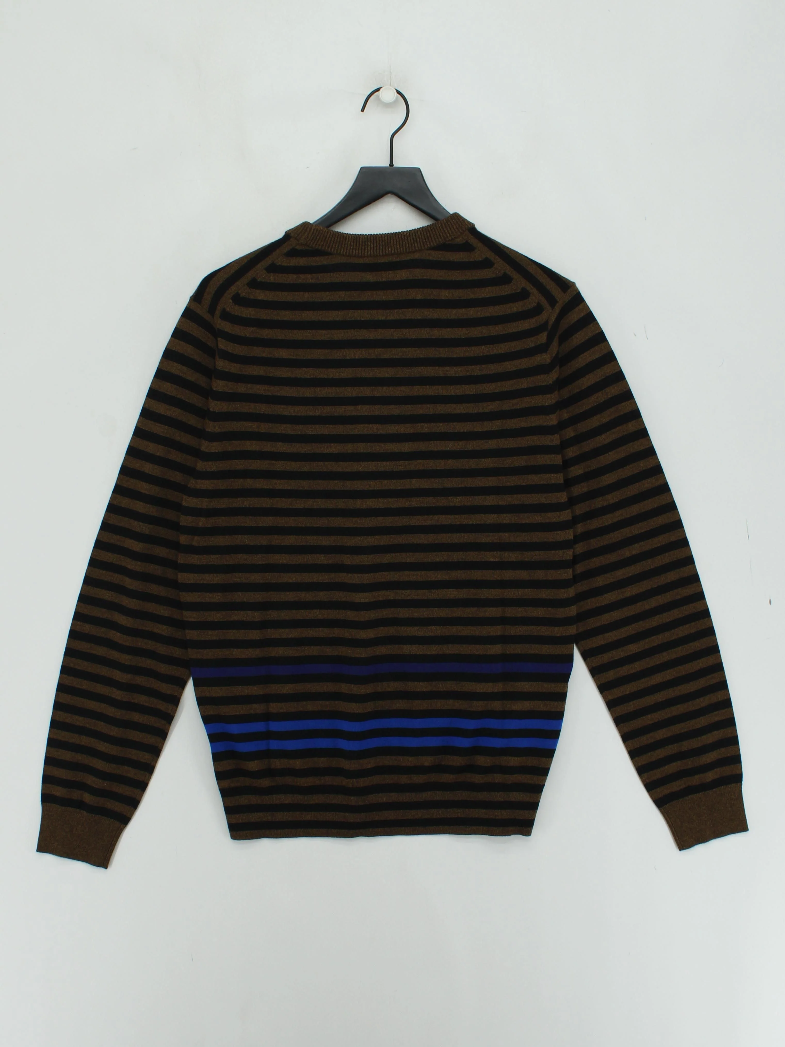 Paul Smith Men's Jumper L Brown 100% Wool Pullover New with tags - Image 2