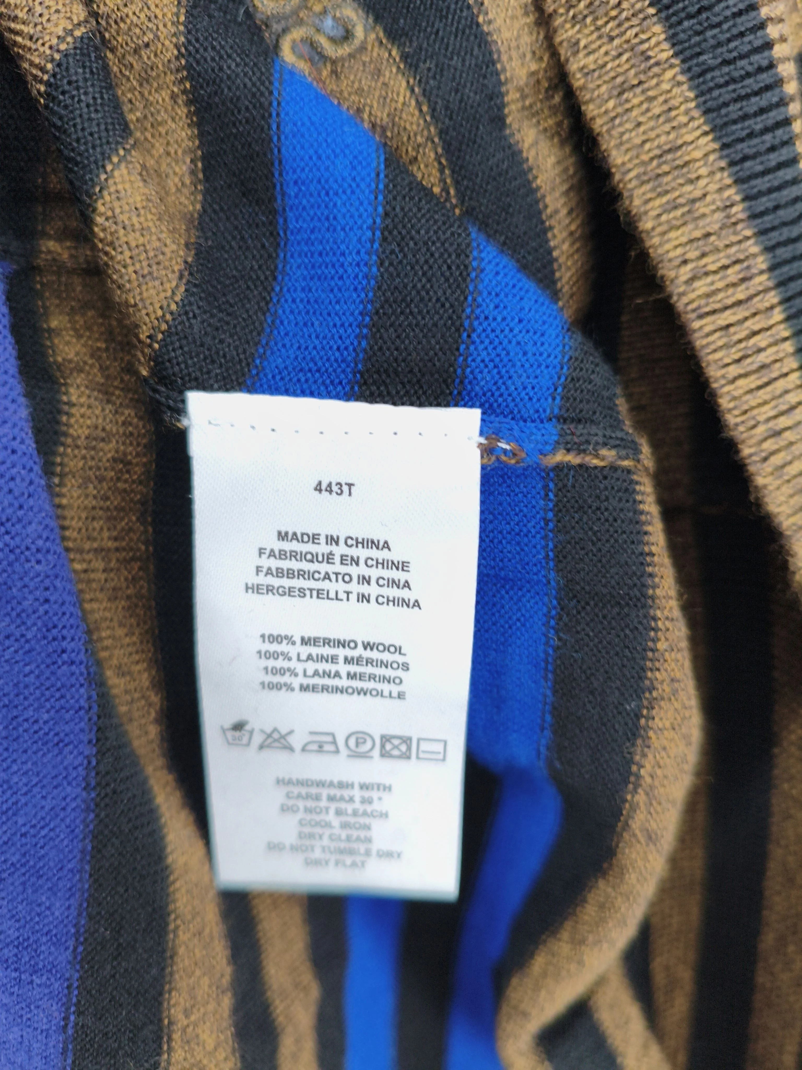Paul Smith Men's Jumper L Brown 100% Wool Pullover New with tags - Image 6