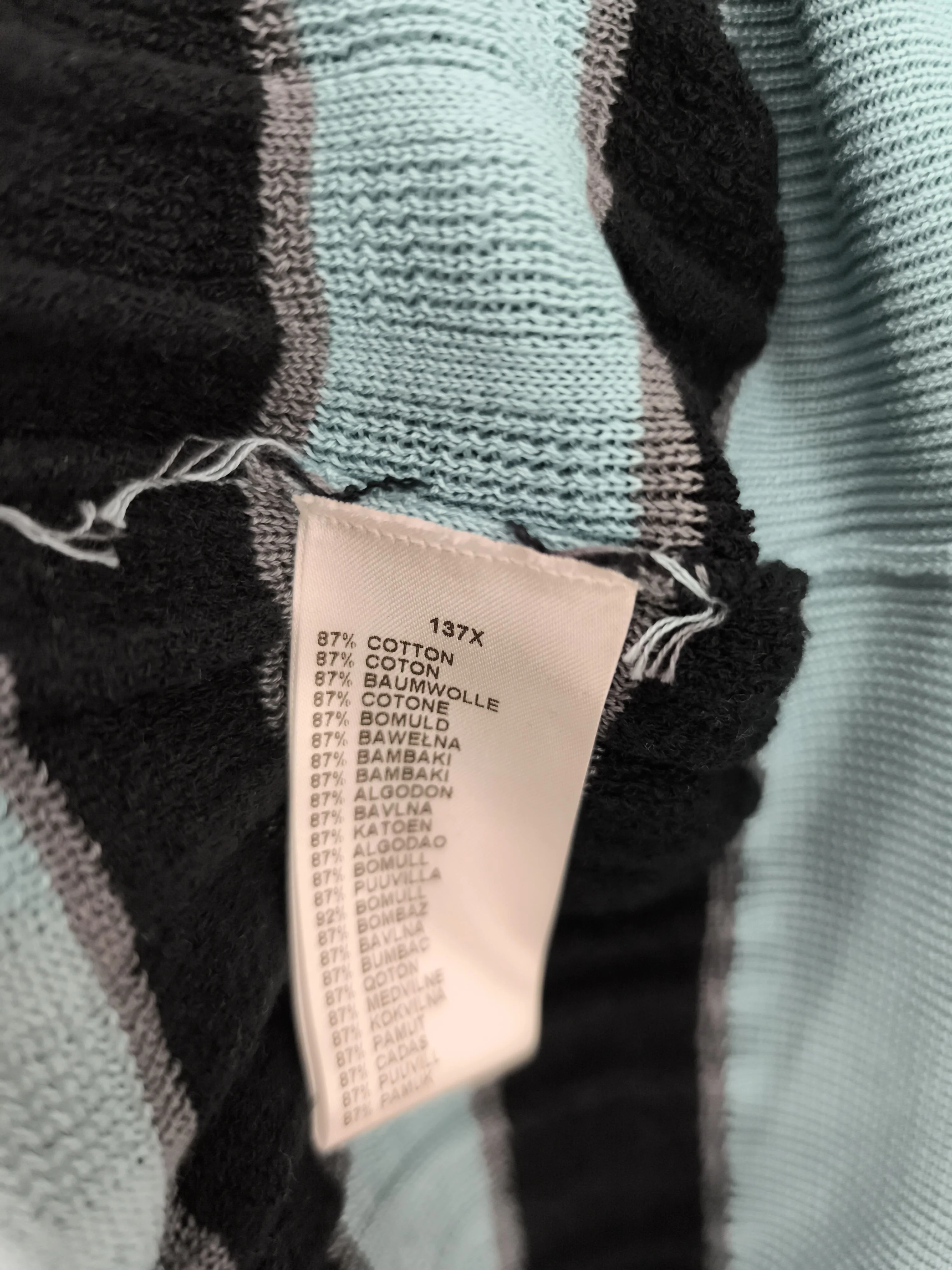 Paul Smith Men's Jumper L Multi 100% Cotton Pullover New with tags - Image 4
