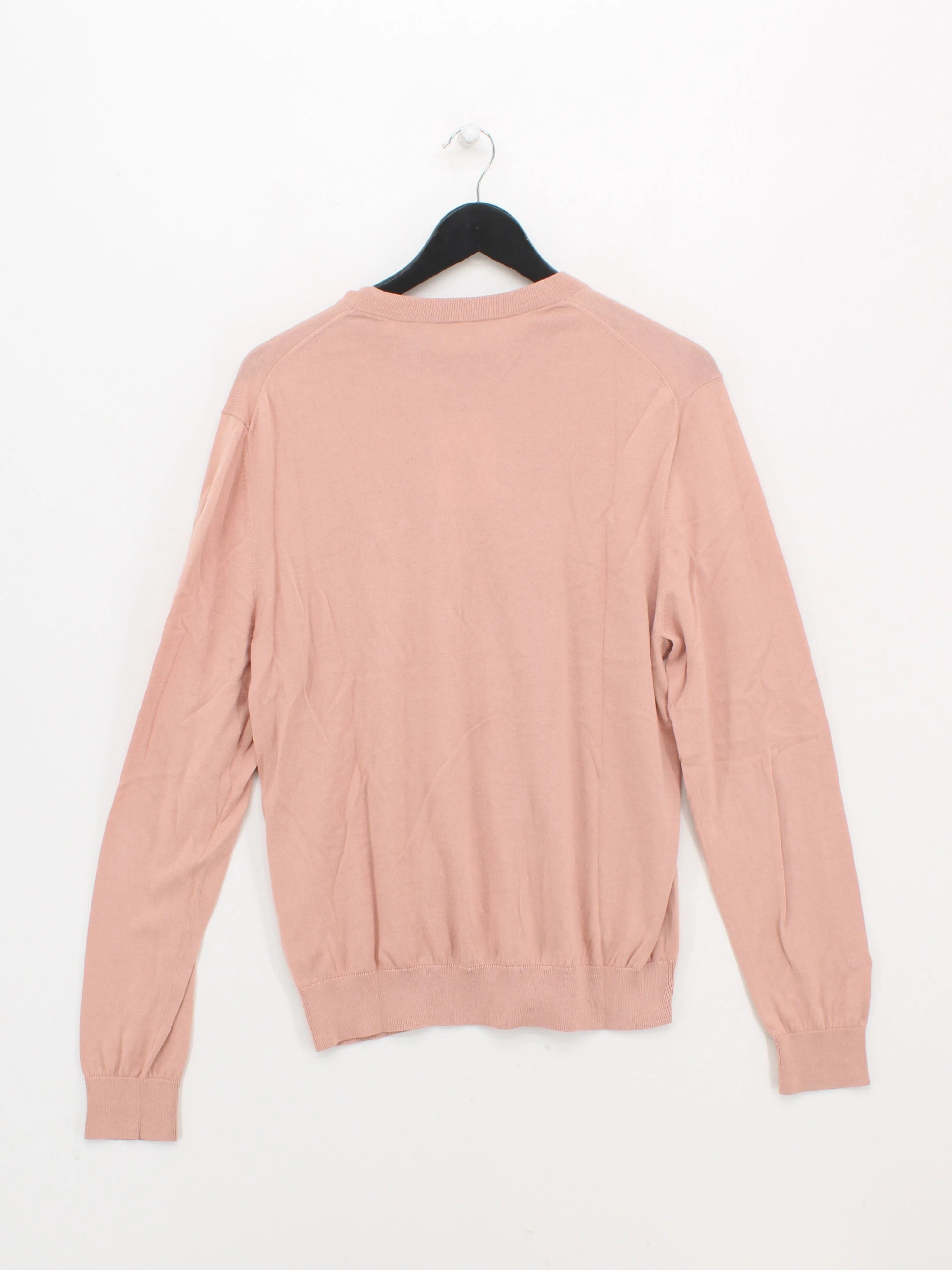 Paul Smith Men's Jumper L Pink 100% Cotton Crew Neck Pullover New with tags - Image 2