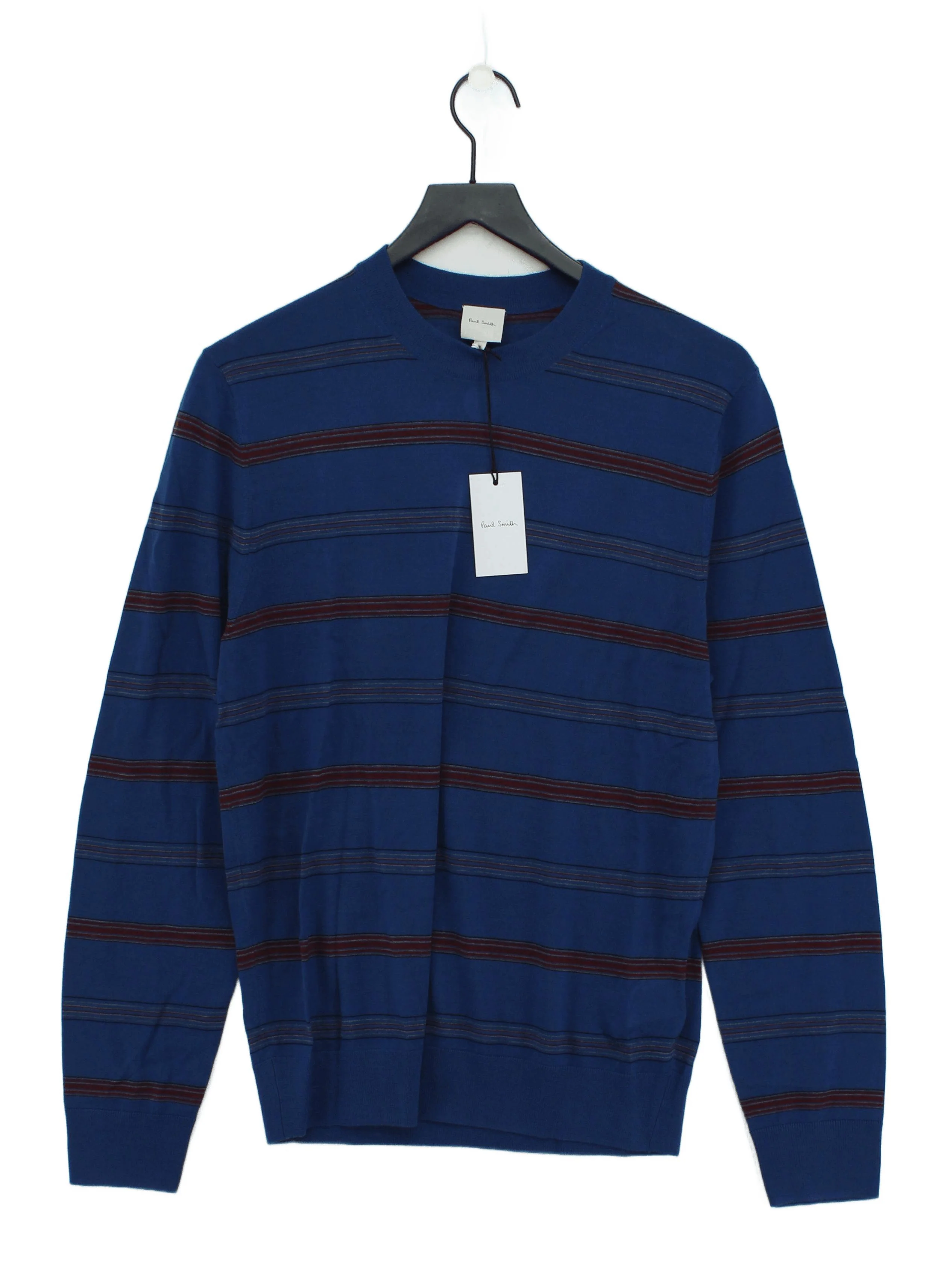 Paul Smith Men's Jumper M Blue 100% Wool Pullover New with tags