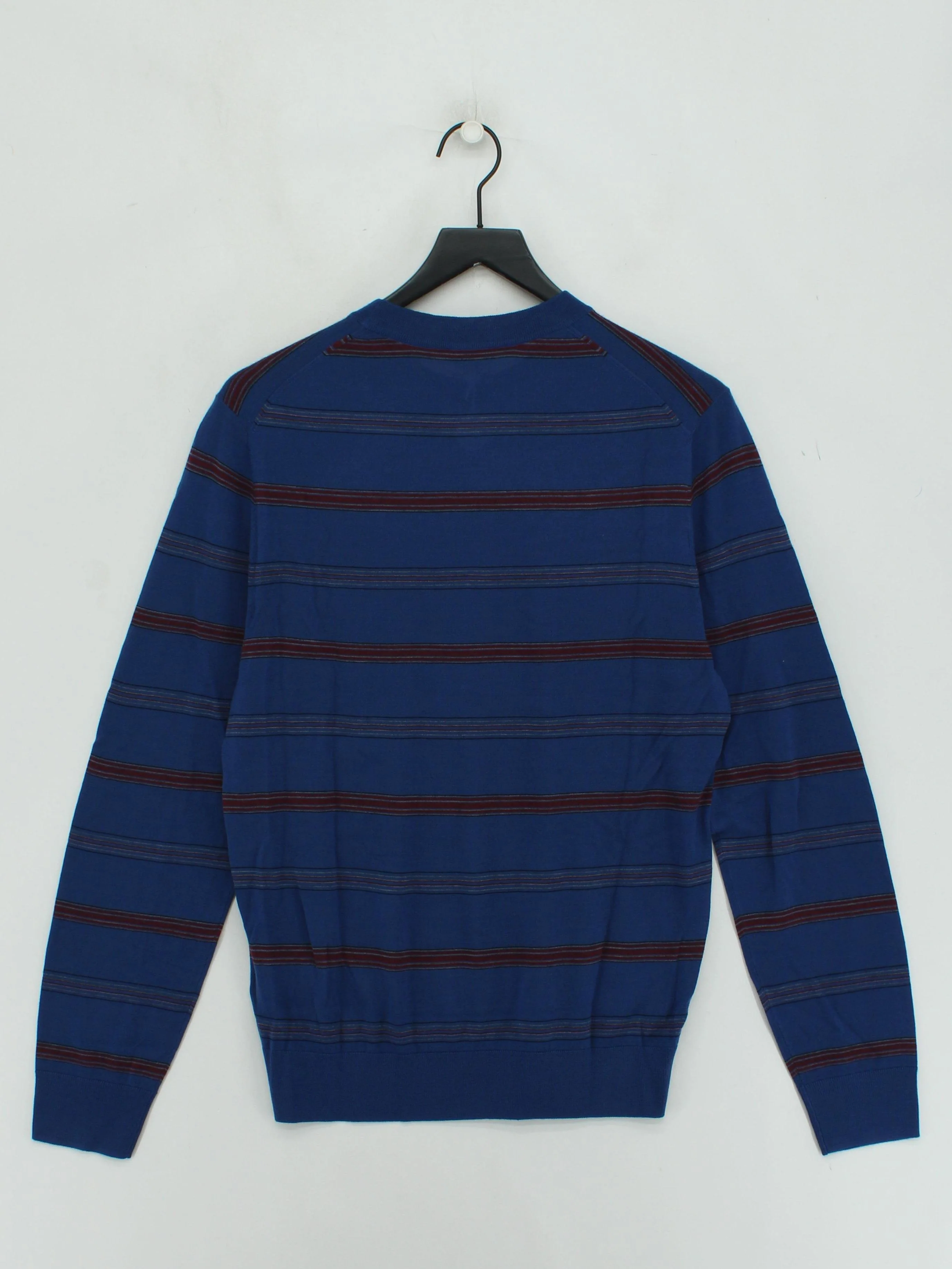 Paul Smith Men's Jumper M Blue 100% Wool Pullover New with tags - Image 2