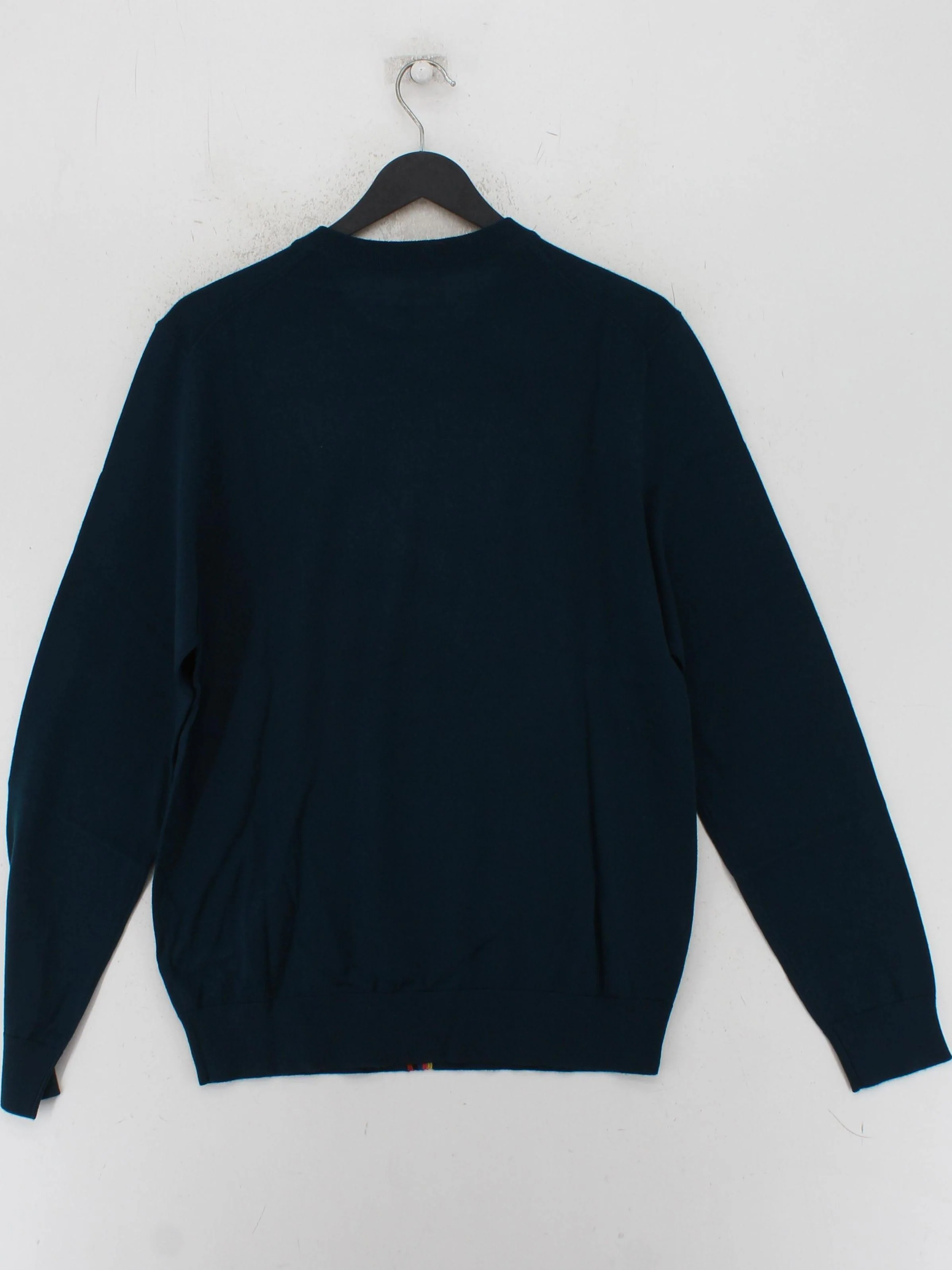 Paul Smith Men's Jumper M Blue 100% Wool Pullover New with tags - Image 2