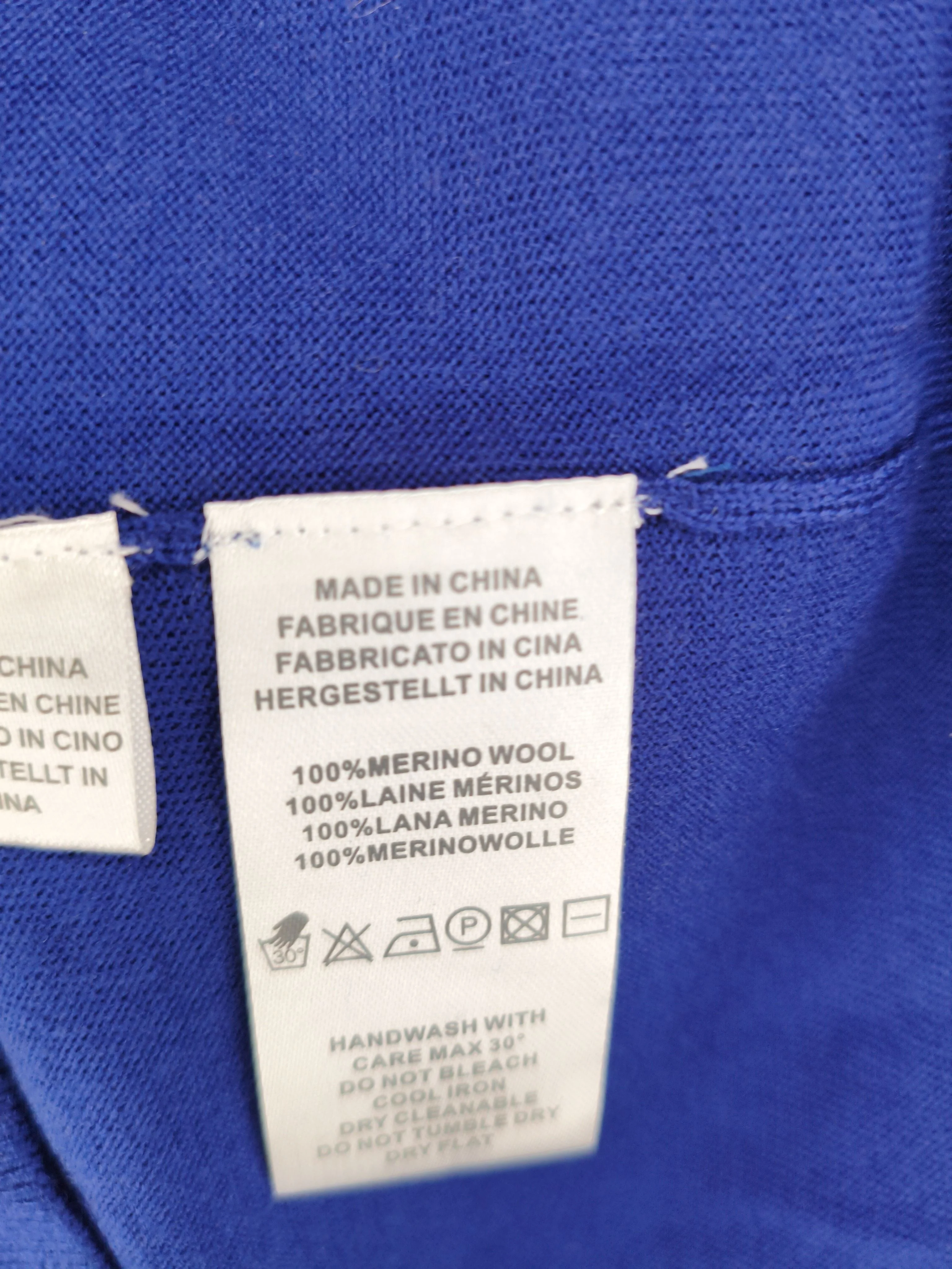 Paul Smith Men's Jumper M Blue 100% Wool Roll Neck Pullover New with tags - Image 6
