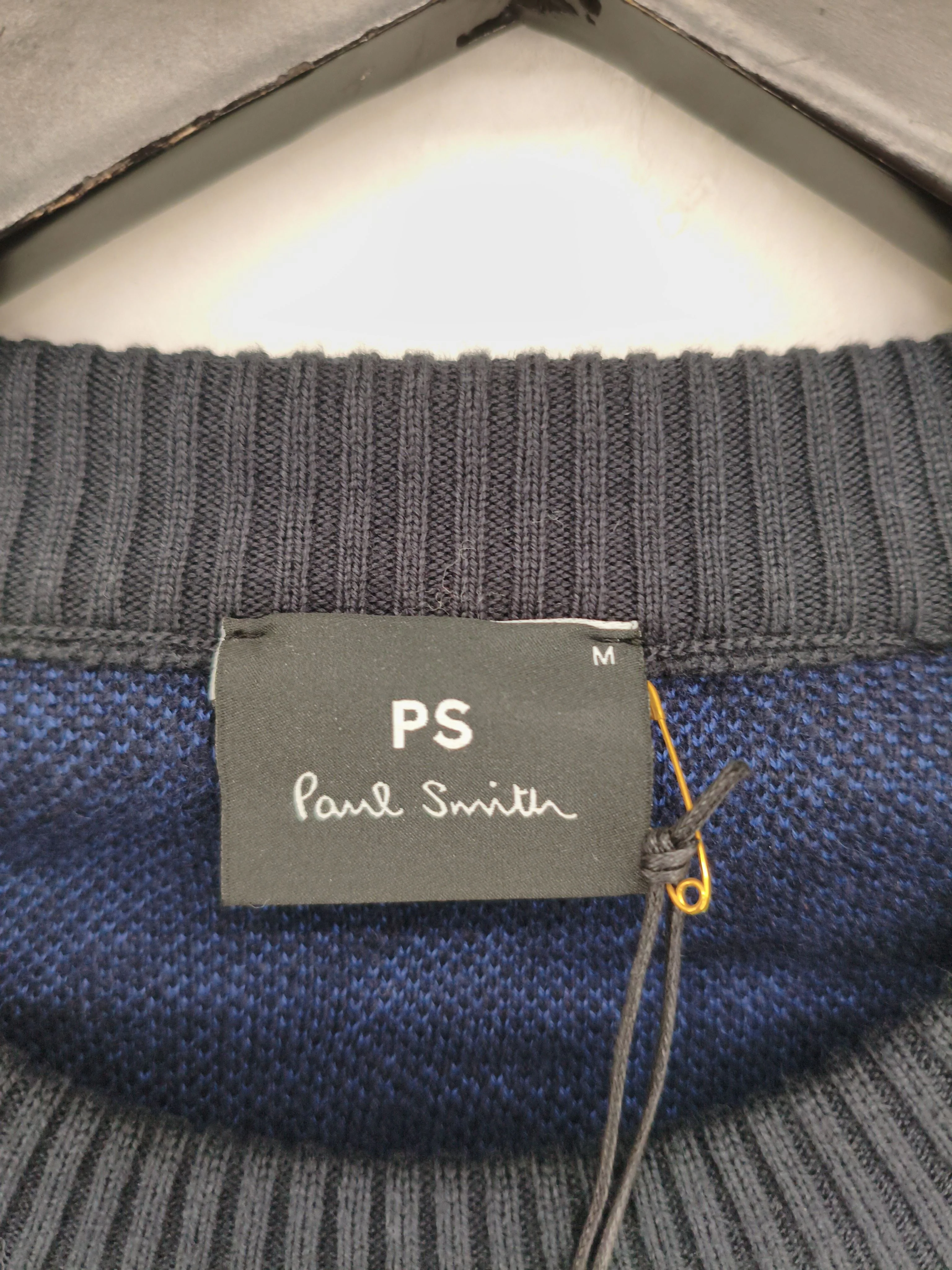 Paul Smith Men's Jumper M Multi 100% Cotton Crew Neck Pullover New with tags - Image 5