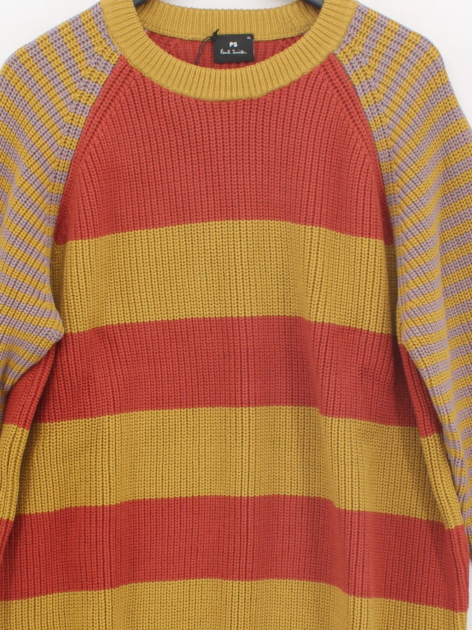 Paul Smith Men's Jumper XL Multi Cotton with Wool Pullover New with tags - Image 3