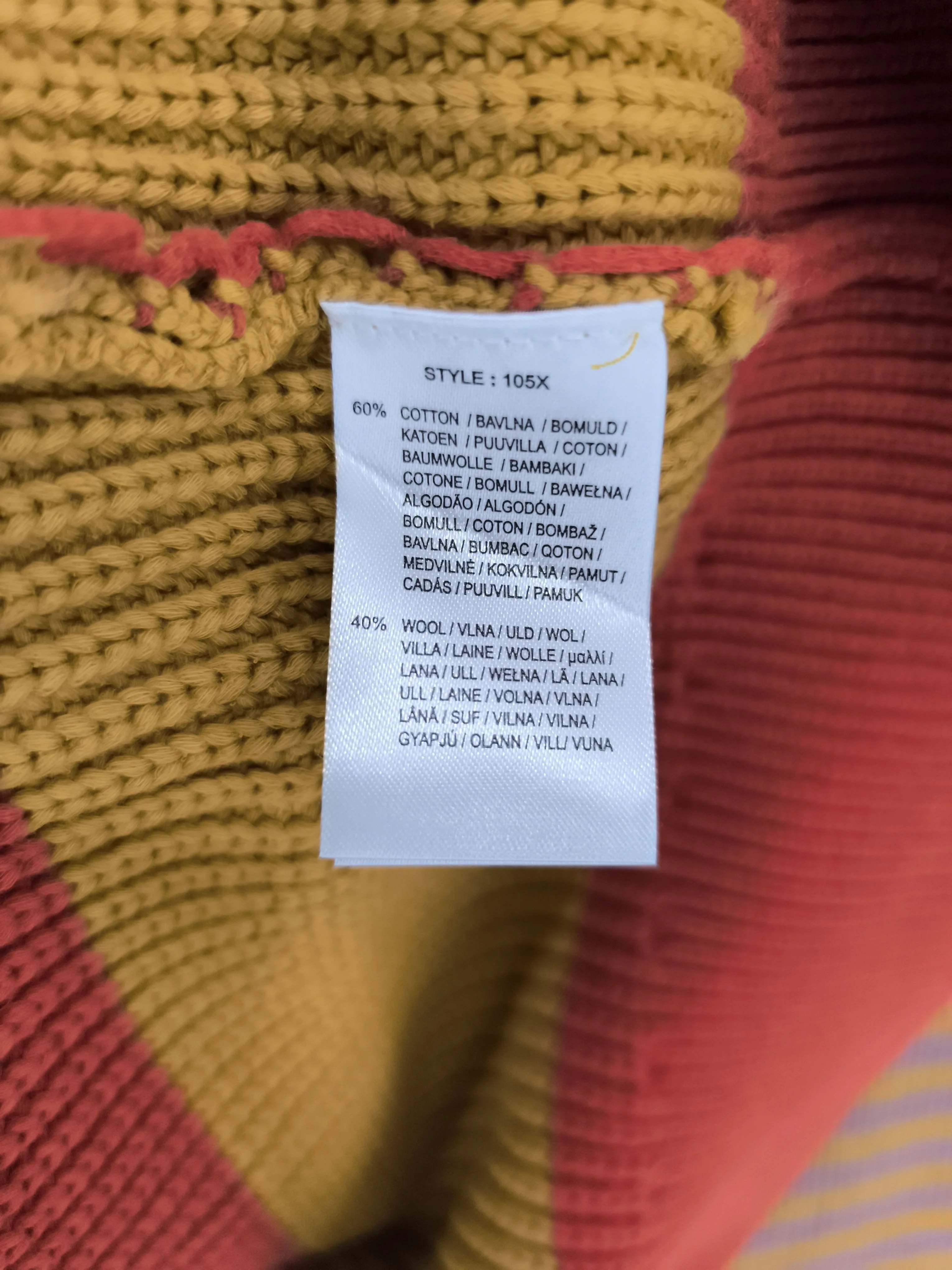 Paul Smith Men's Jumper XL Multi Cotton with Wool Pullover New with tags - Image 6