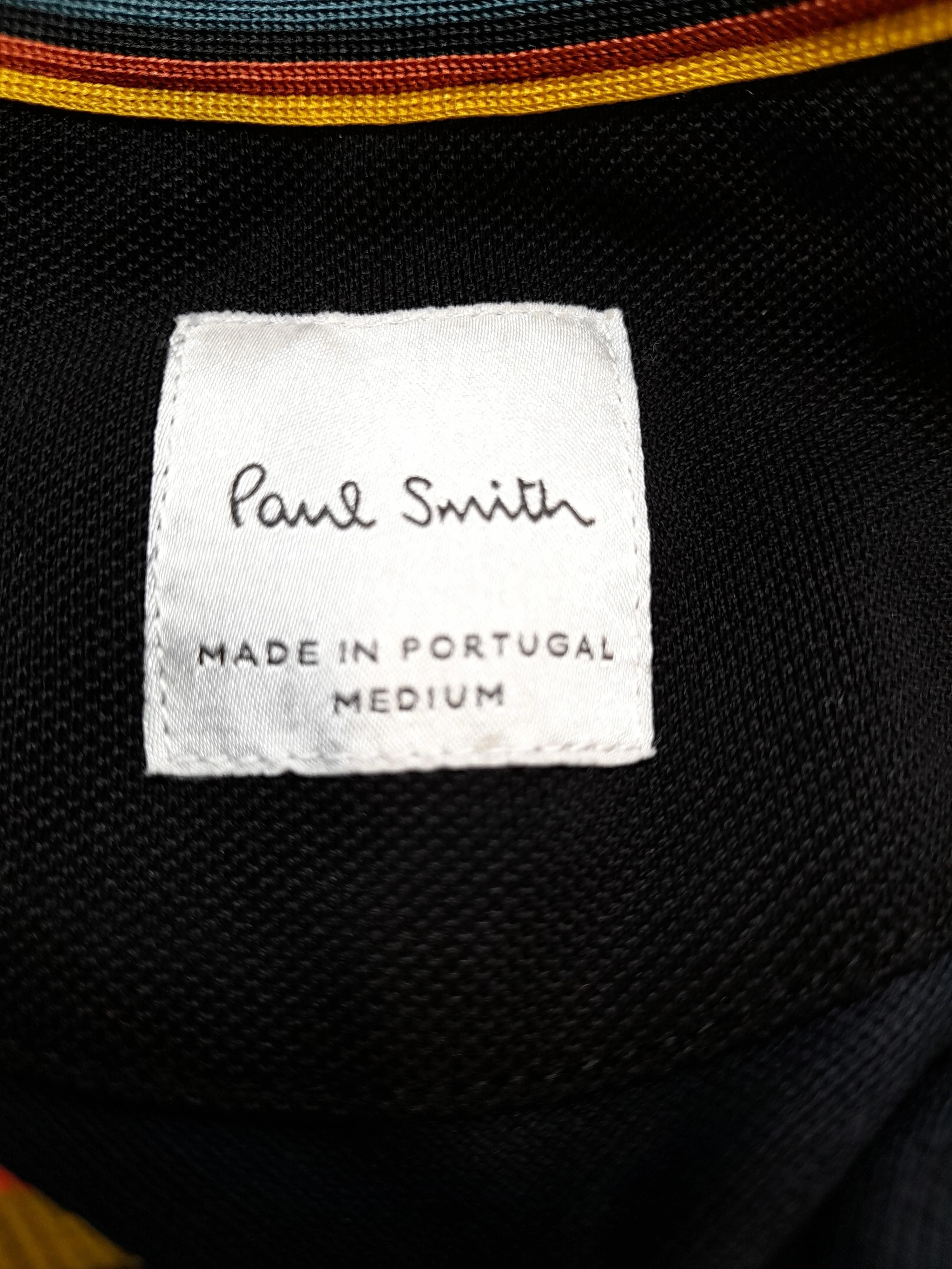Paul Smith Men's Polo M Black 100% Cotton Basic - Image 5