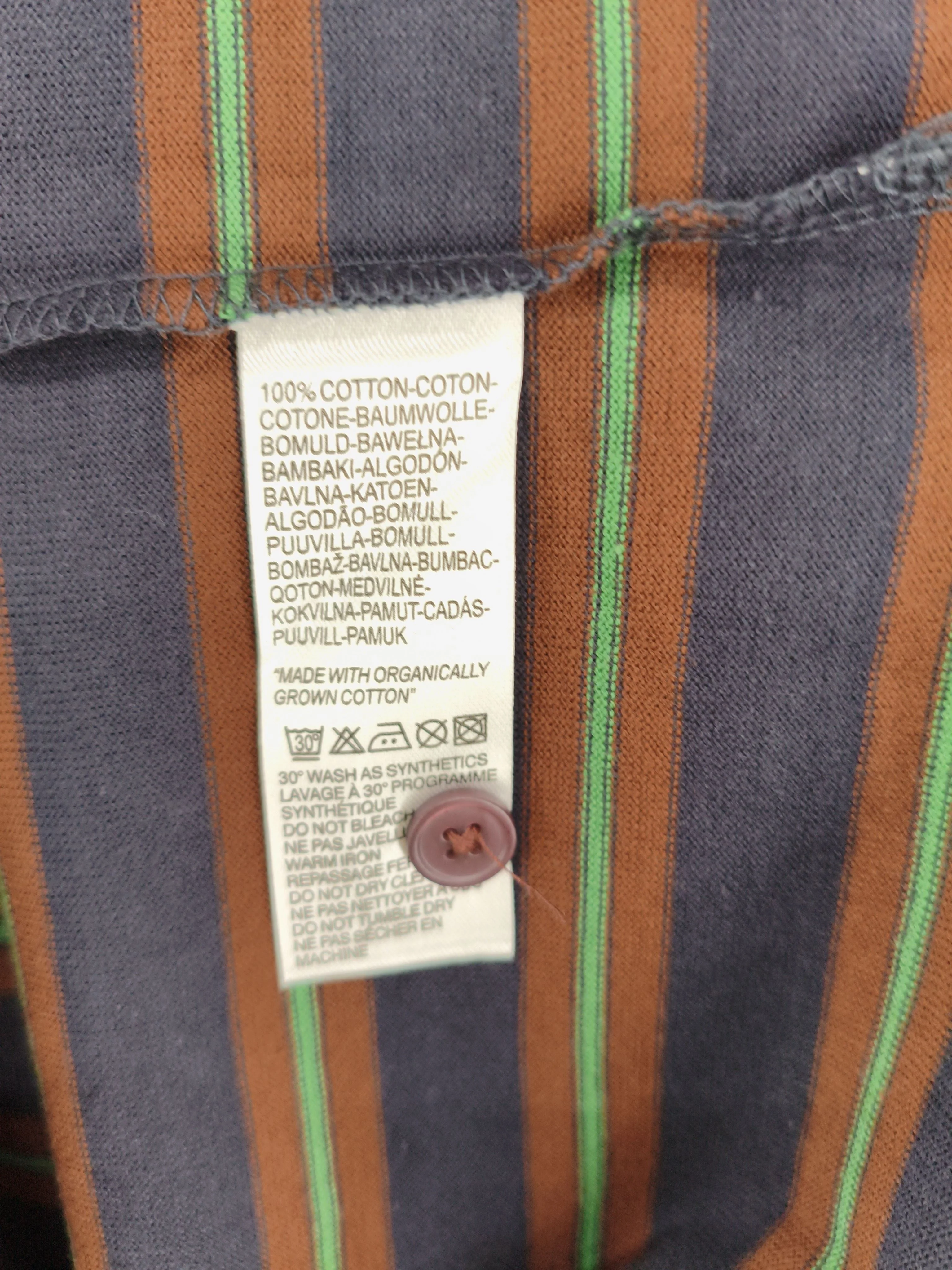 Paul Smith Men's Polo XS Multi Striped 100% Cotton Basic New with tags - Image 6