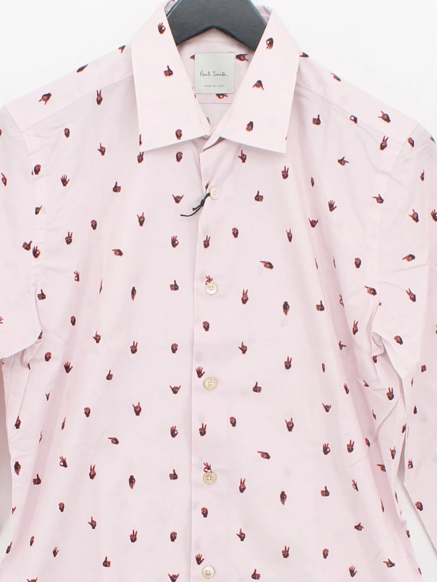 Paul Smith Men's Shirt Chest: 15 in Pink 100% Cotton Basic New with tags - Image 3