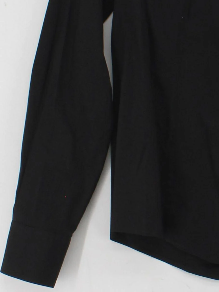 Paul Smith Men's Shirt Chest: 38 in Black Cotton with Elastane Basic - Image 4
