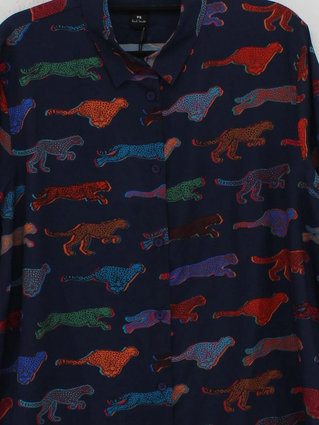 Paul Smith Men's Shirt Chest: 38 in Blue 100% Polyester Basic New with tags - Image 3