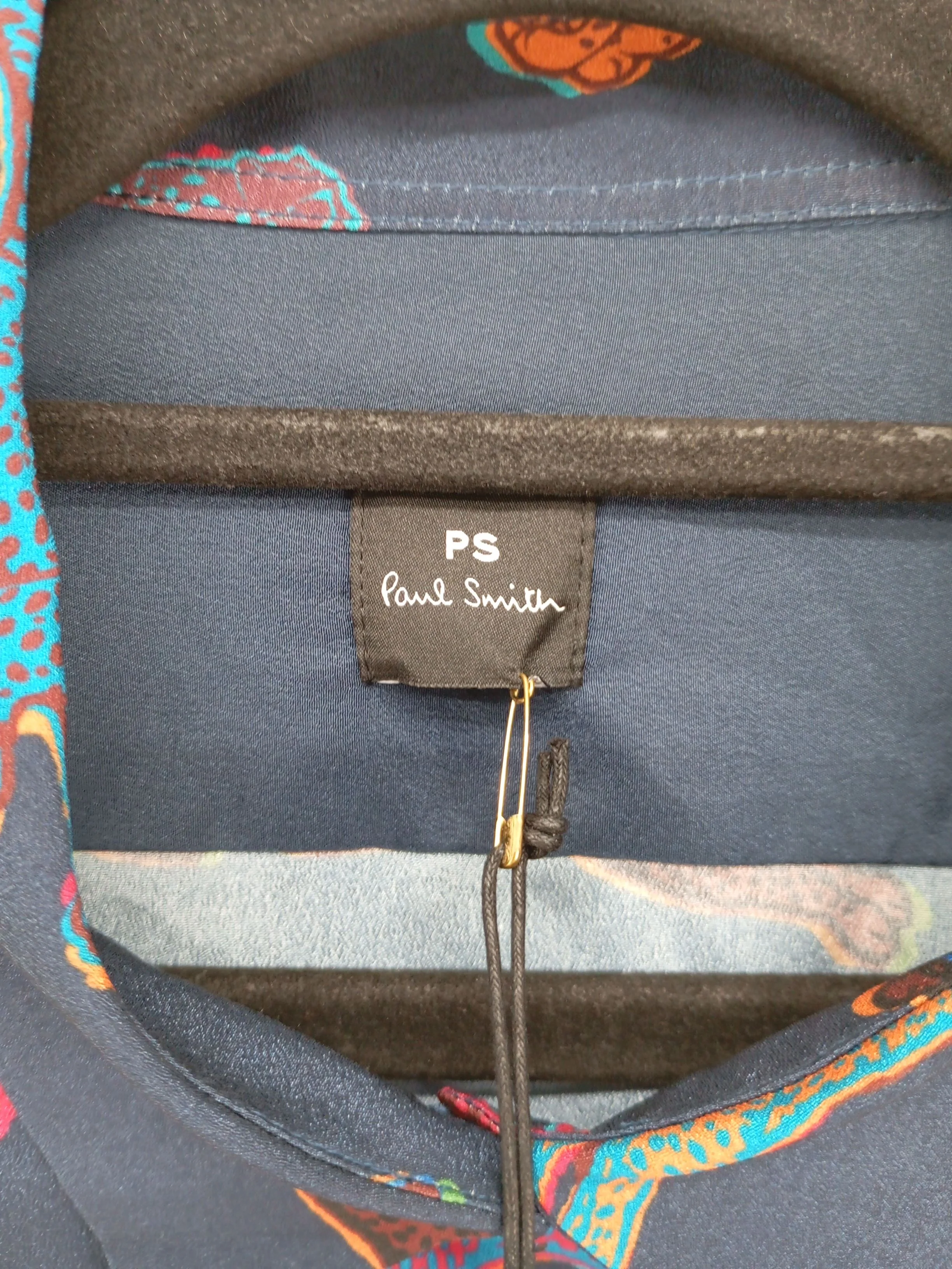 Paul Smith Men's Shirt Chest: 38 in Blue 100% Polyester Basic New with tags - Image 5