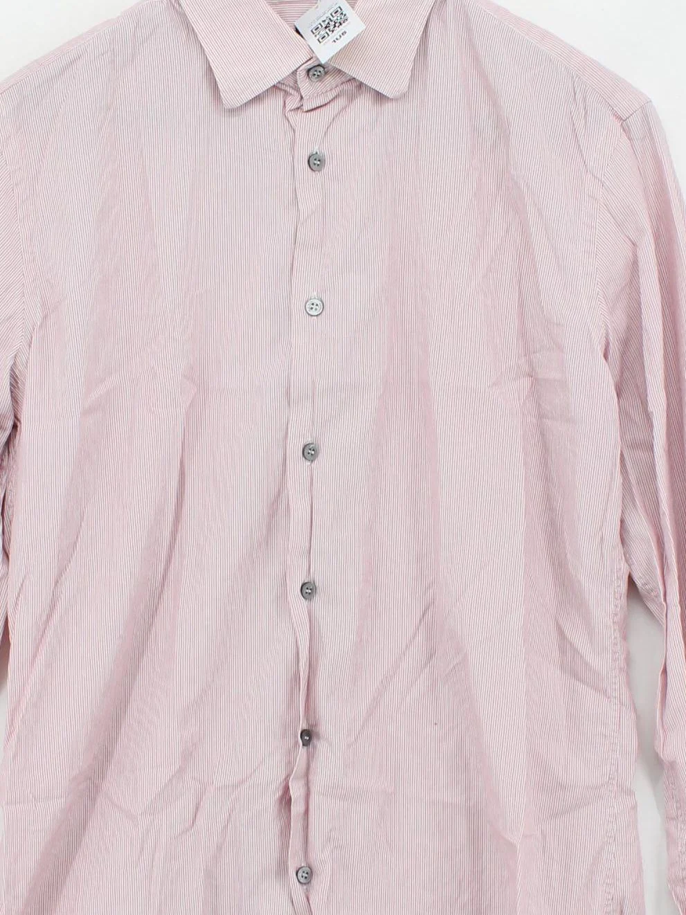 Paul Smith Men's Shirt Chest: 39 in Red Striped 100% Other Basic - Image 3