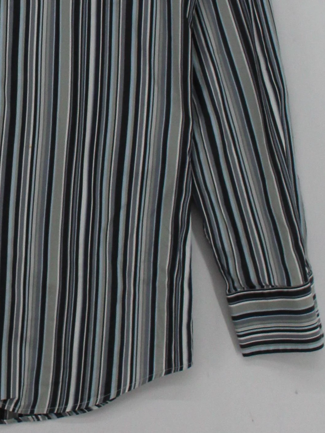Paul Smith Men's Shirt Chest: 40 in Multi Striped 100% Cotton Basic - Image 4