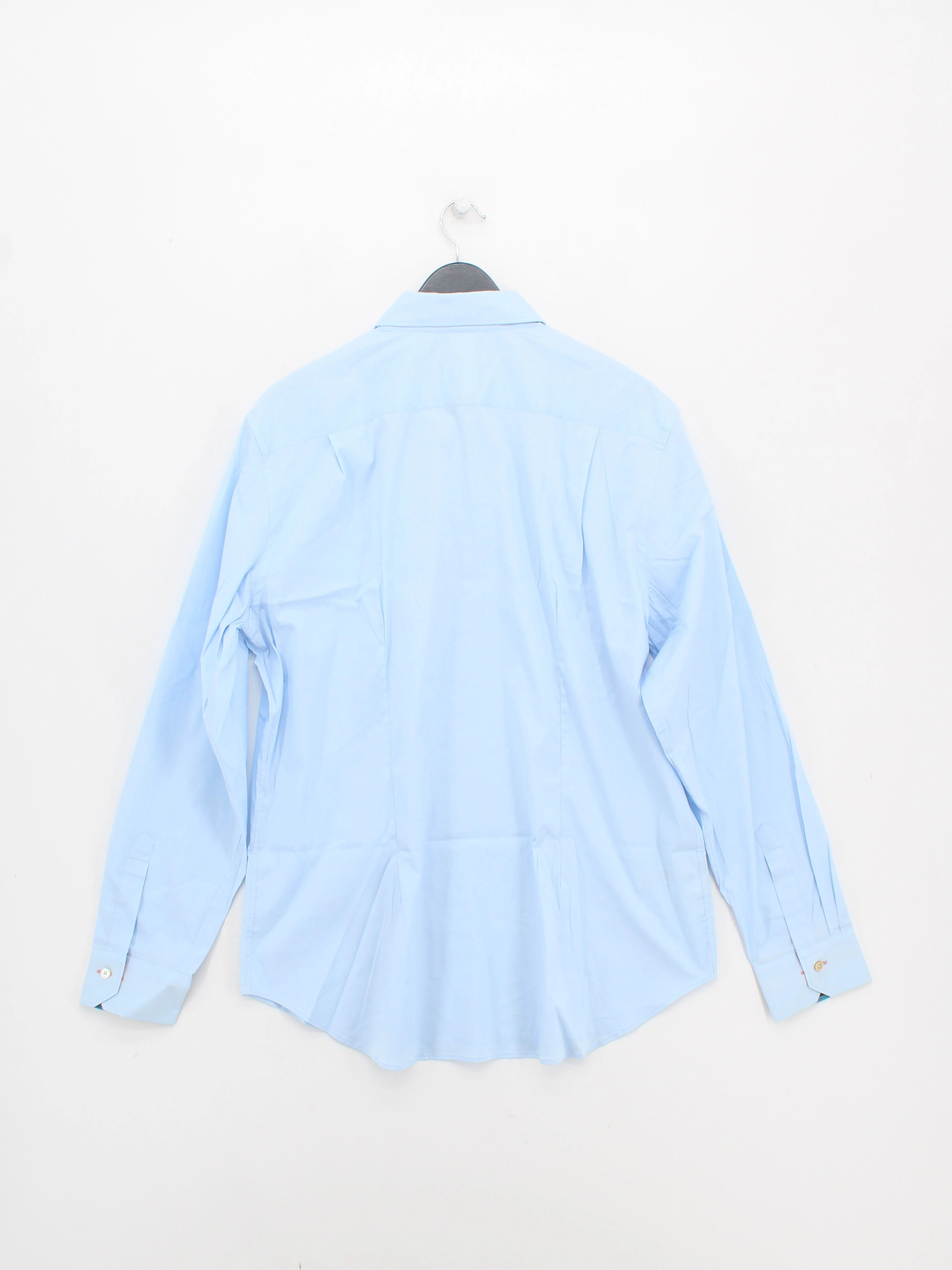 Paul Smith Men's Shirt Collar: 18.5 in Blue Cotton New with tags - Image 2