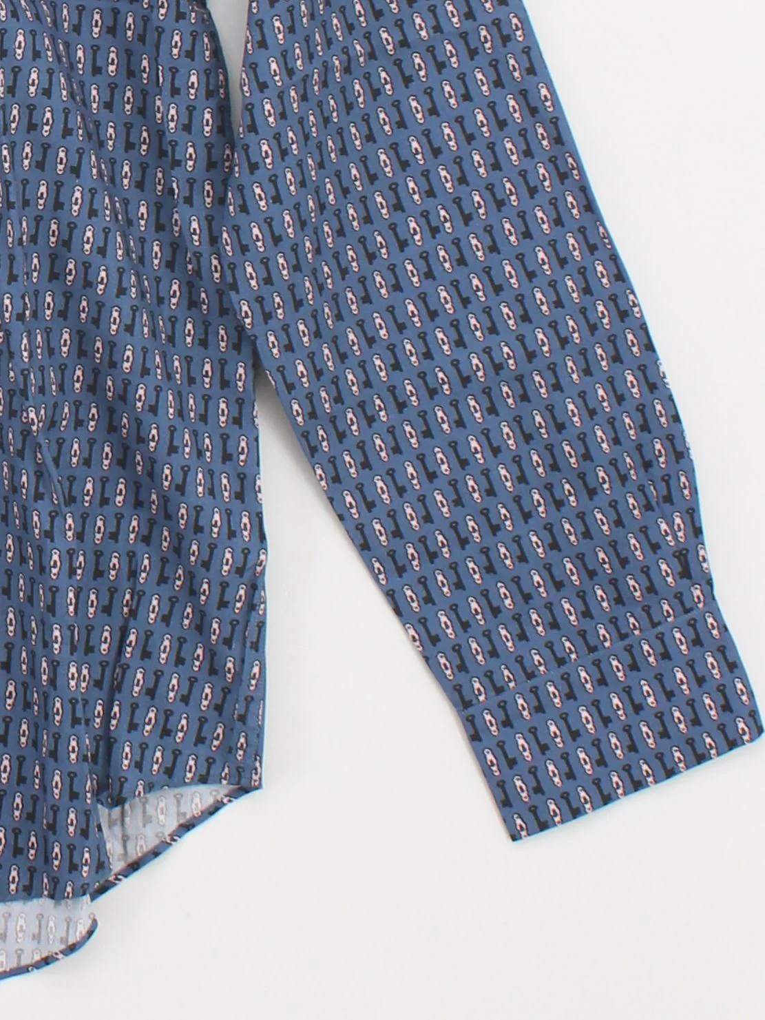 Paul Smith Men's Shirt L Blue 100% Cotton Basic New with tags - Image 4