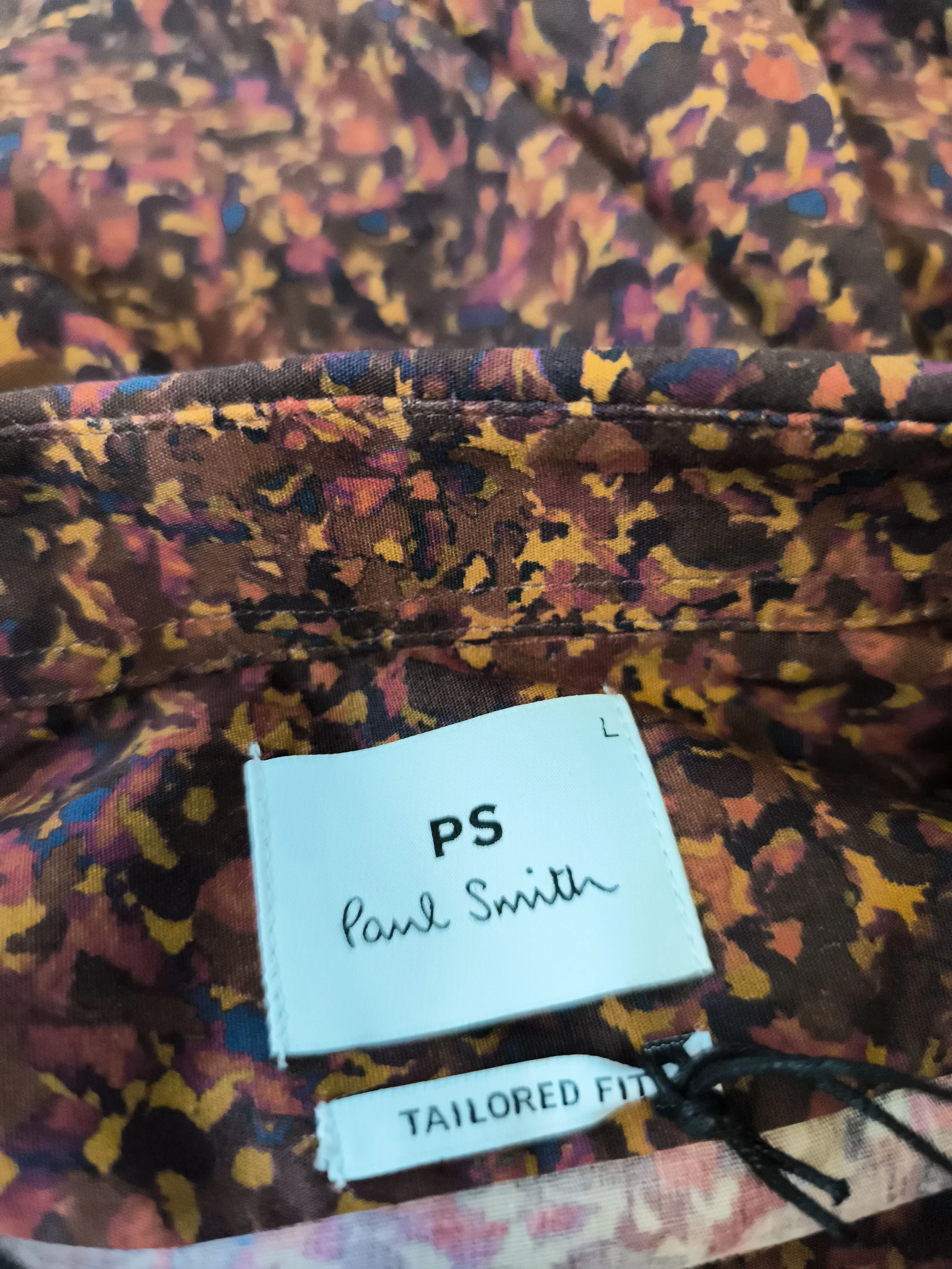Paul Smith Men's Shirt L Multi Cotton with Elastane Basic New with tags - Image 5
