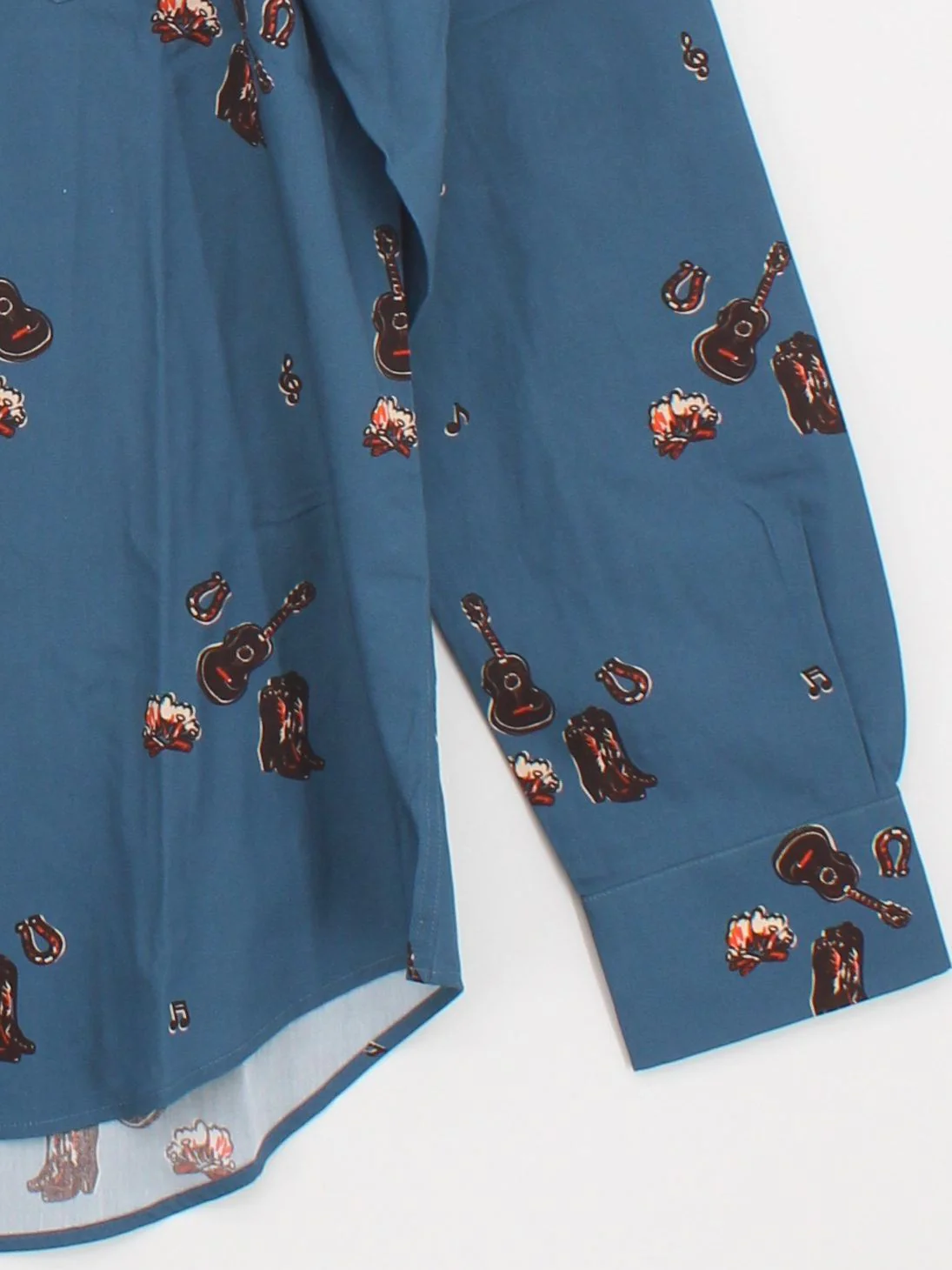 Paul Smith Men's Shirt M Blue Graphic 100% Cotton Basic New with tags - Image 4