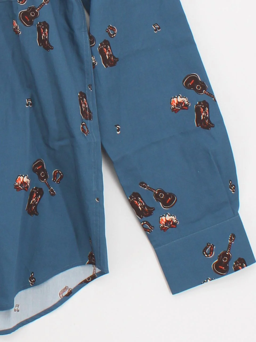 Paul Smith Men's Shirt M Blue Graphic 100% Cotton Basic New with tags - Image 4