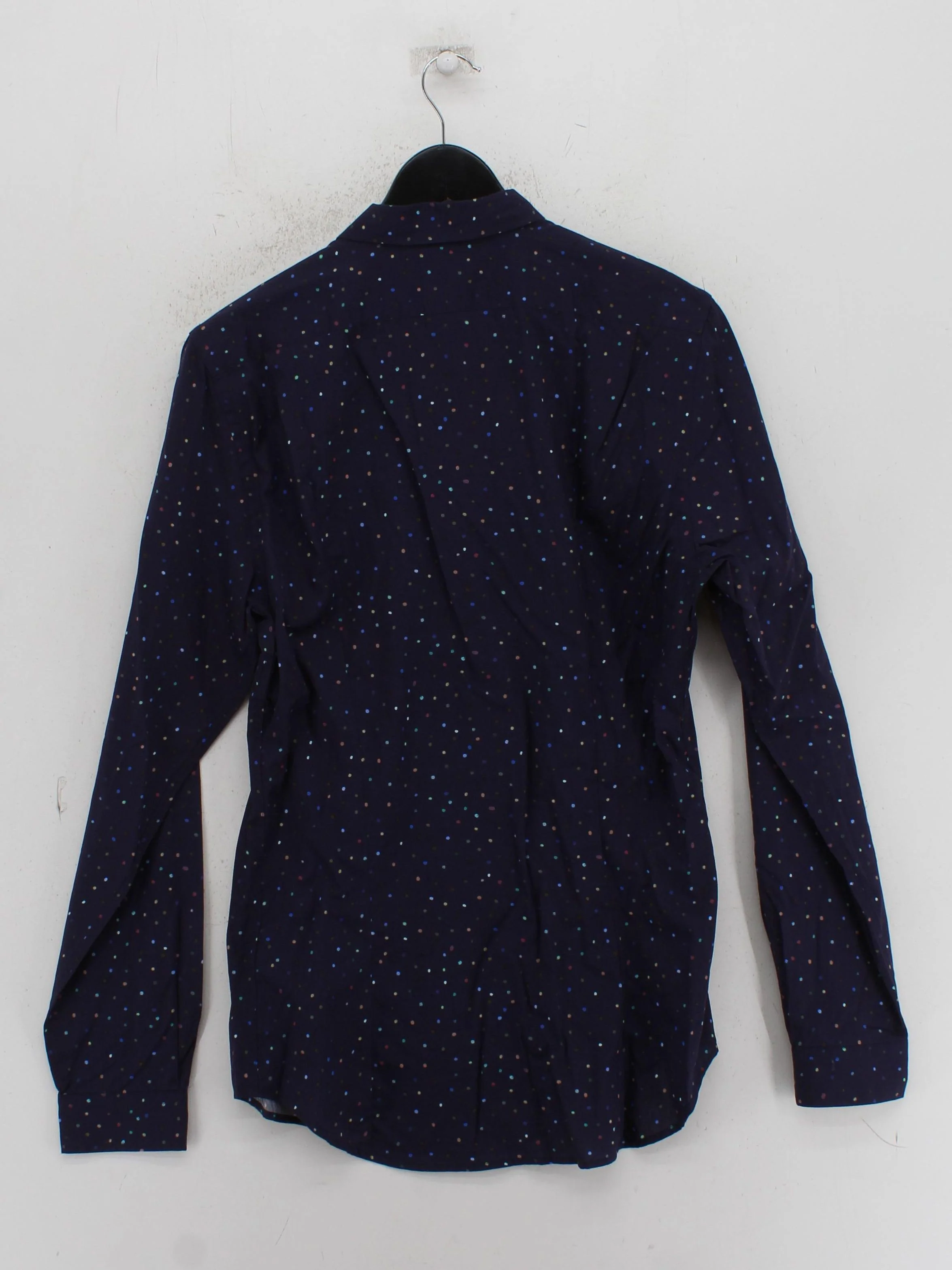 Paul Smith Men's Shirt M Blue Polkadot 100% Cotton Basic New with tags - Image 2