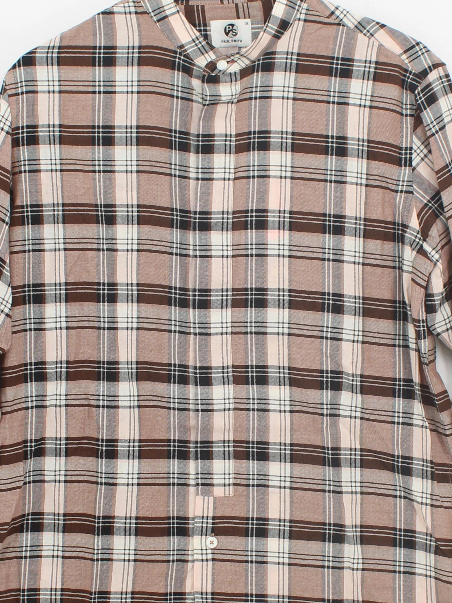 Paul Smith Men's Shirt M Brown Cotton with Elastane Basic New with tags - Image 3