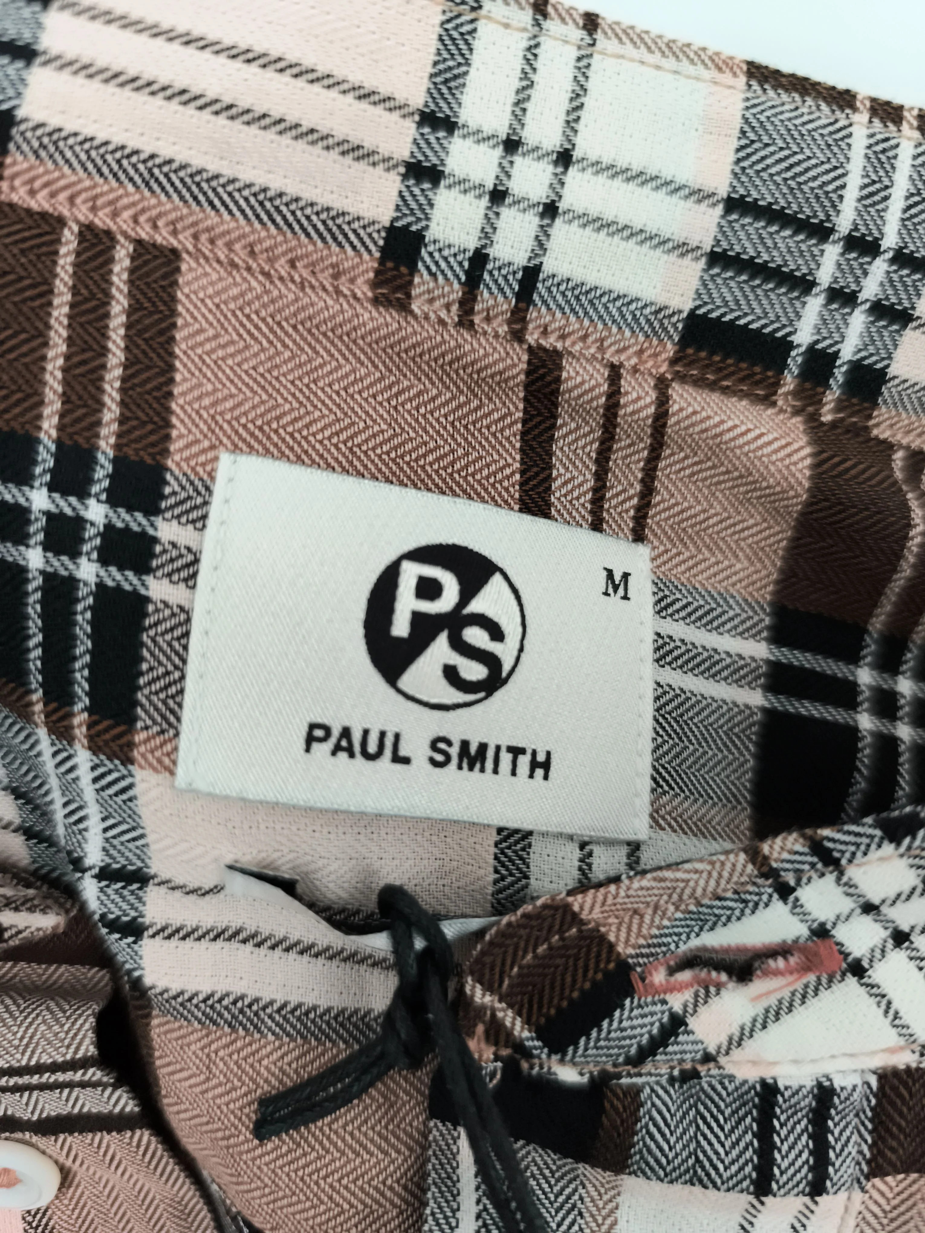 Paul Smith Men's Shirt M Brown Cotton with Elastane Basic New with tags - Image 5